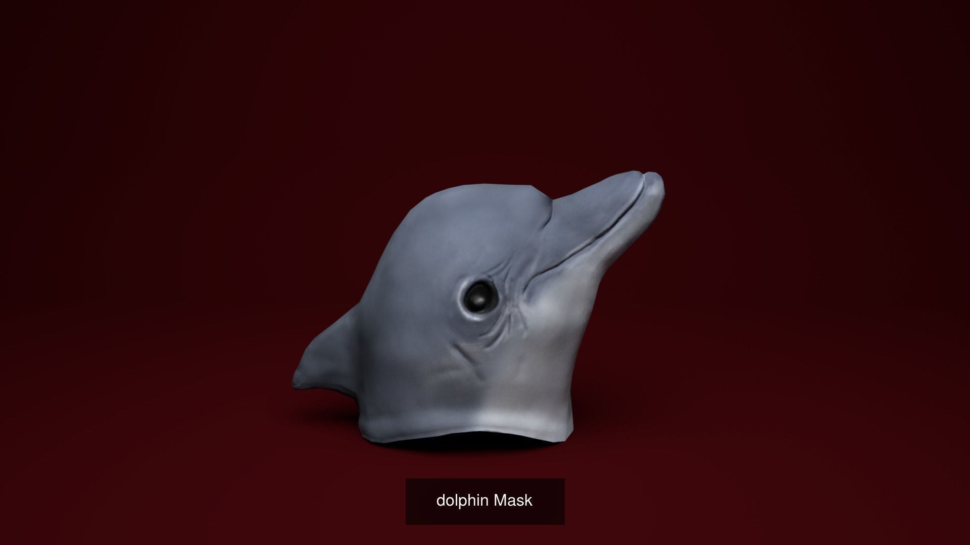 Animal Head Mask 3D Model Collection_10