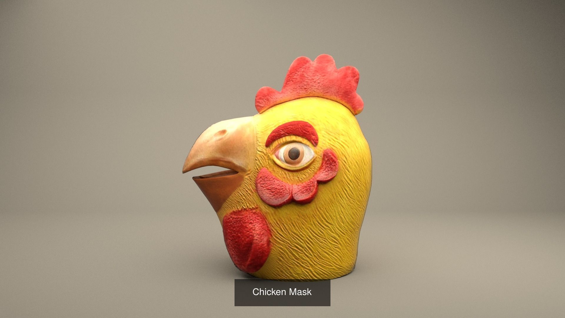 Animal Head Mask 3D Model Collection_8