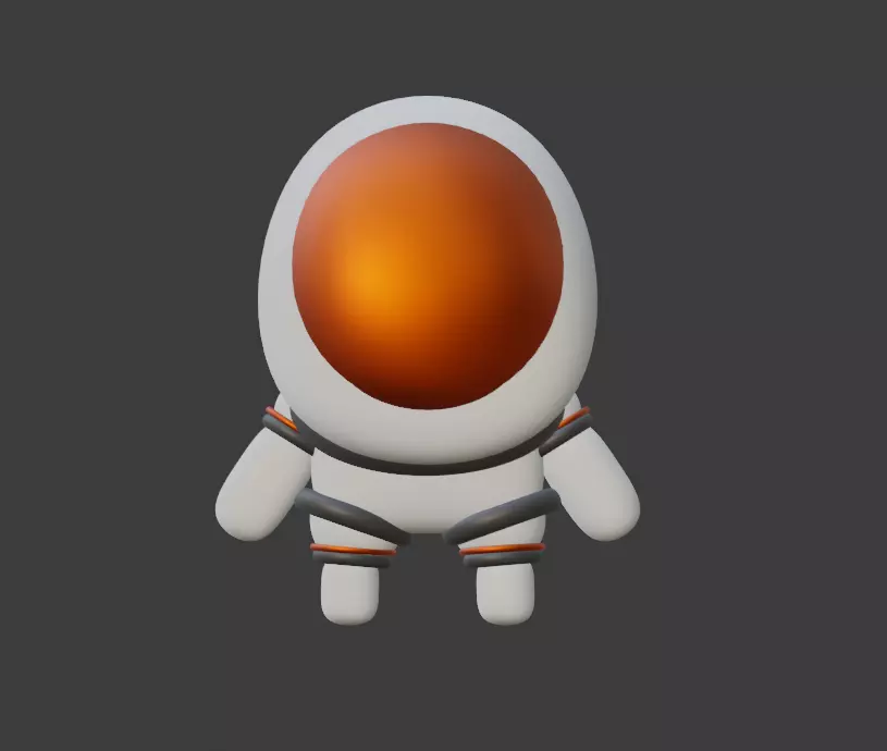 Little Astronaut 3D model_0