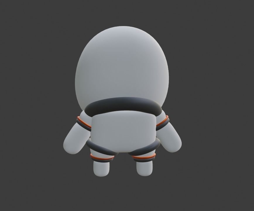 Little Astronaut 3D model_6