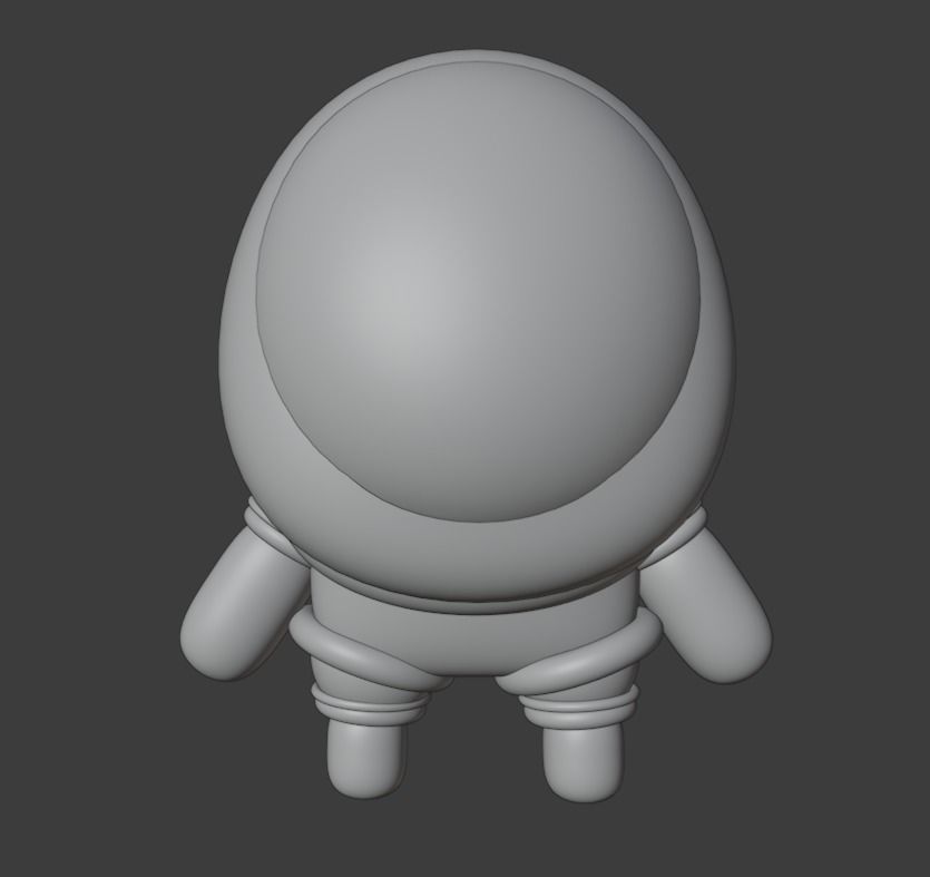 Little Astronaut 3D model_8