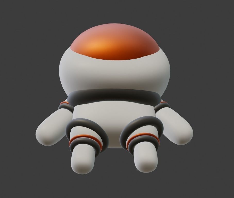 Little Astronaut 3D model_3