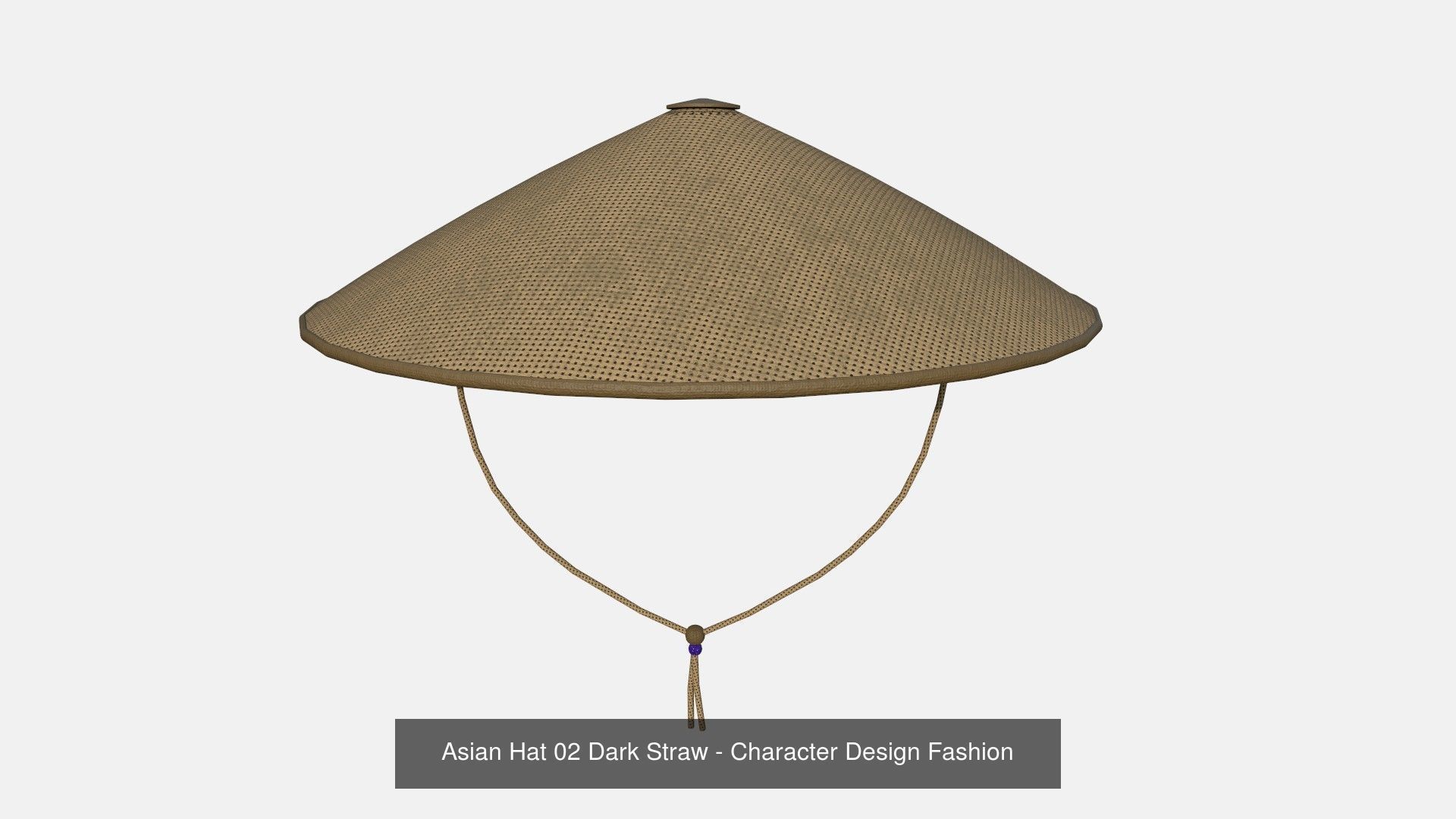 10 Asian Hats - Character Design Fashion 3D Model Collection_2