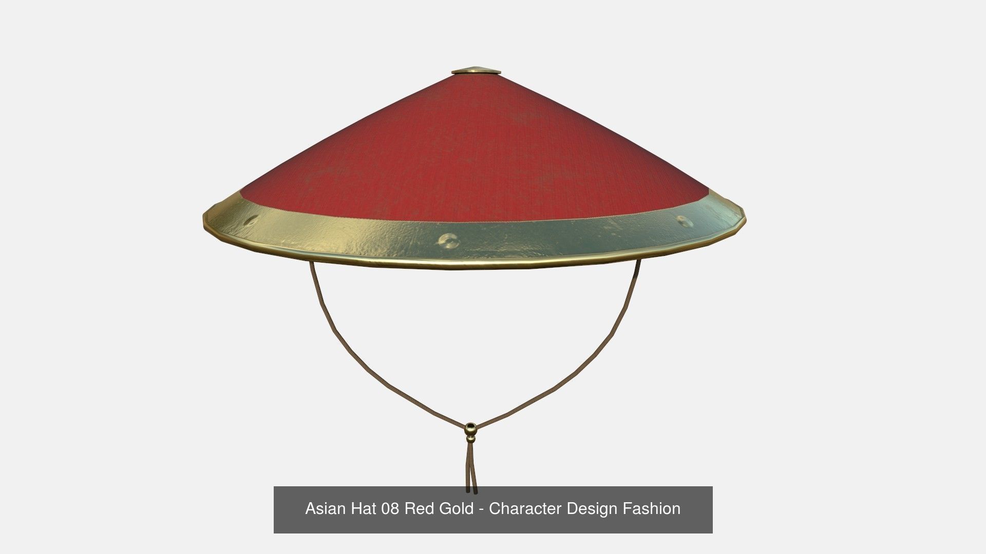 10 Asian Hats - Character Design Fashion 3D Model Collection_8