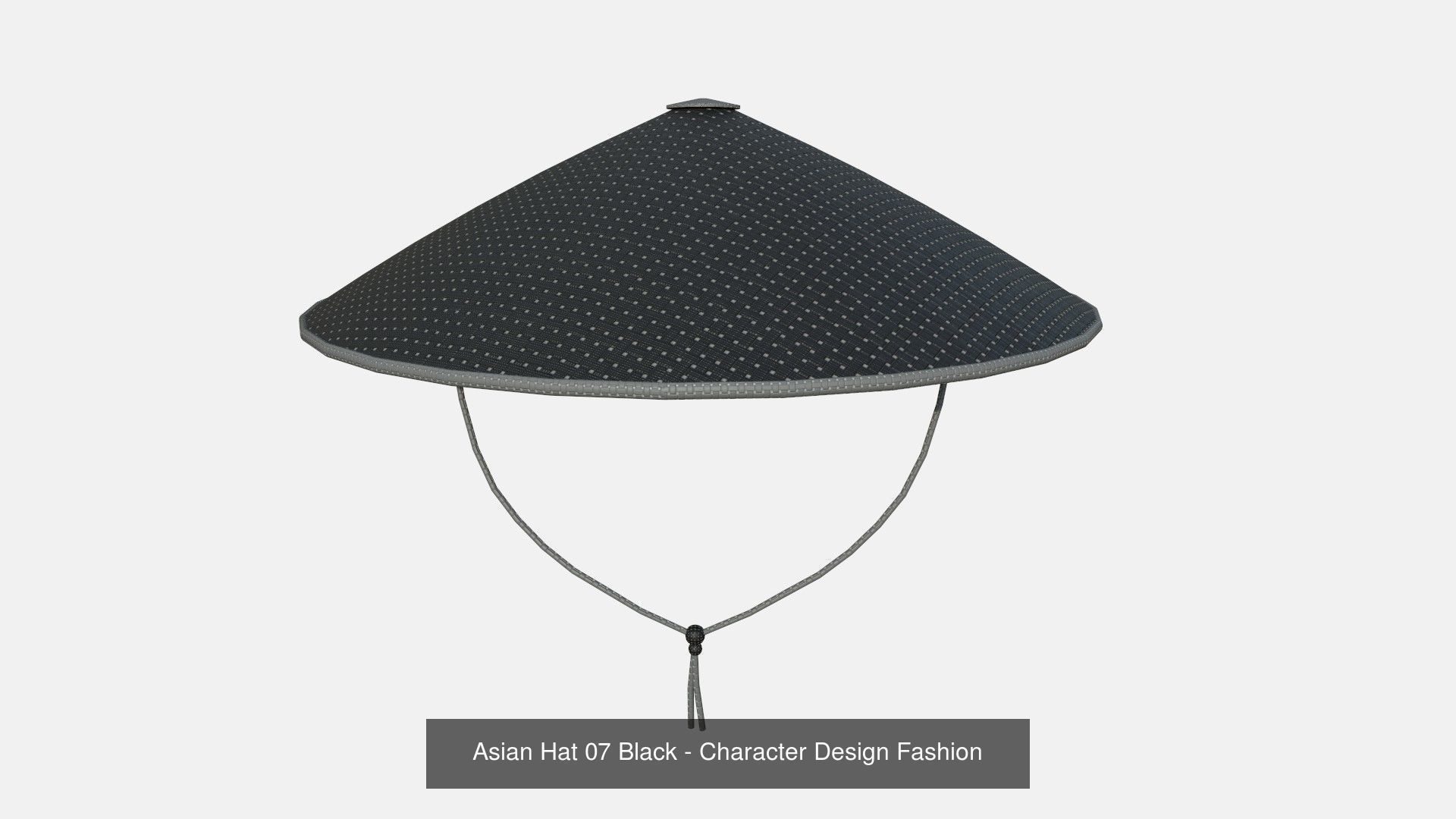 10 Asian Hats - Character Design Fashion 3D Model Collection_7