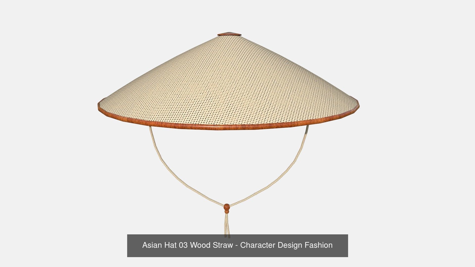 10 Asian Hats - Character Design Fashion 3D Model Collection_3