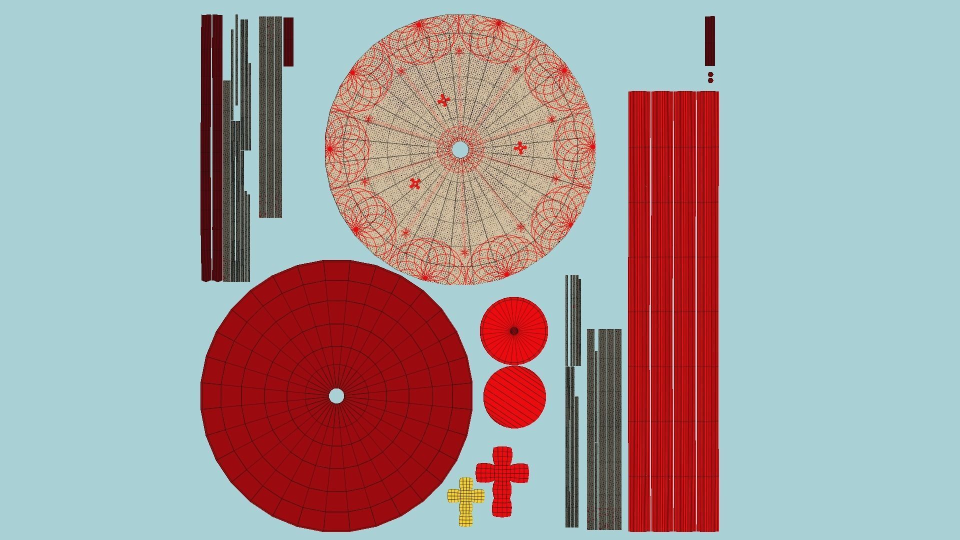 10 Asian Hats - Character Design Fashion 3D Model Collection_79