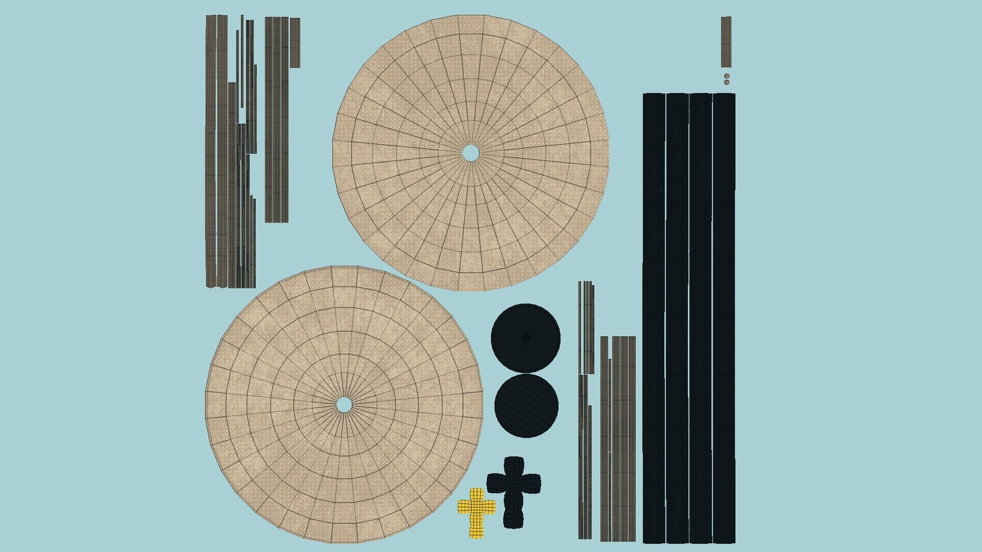 10 Asian Hats - Character Design Fashion 3D Model Collection_72