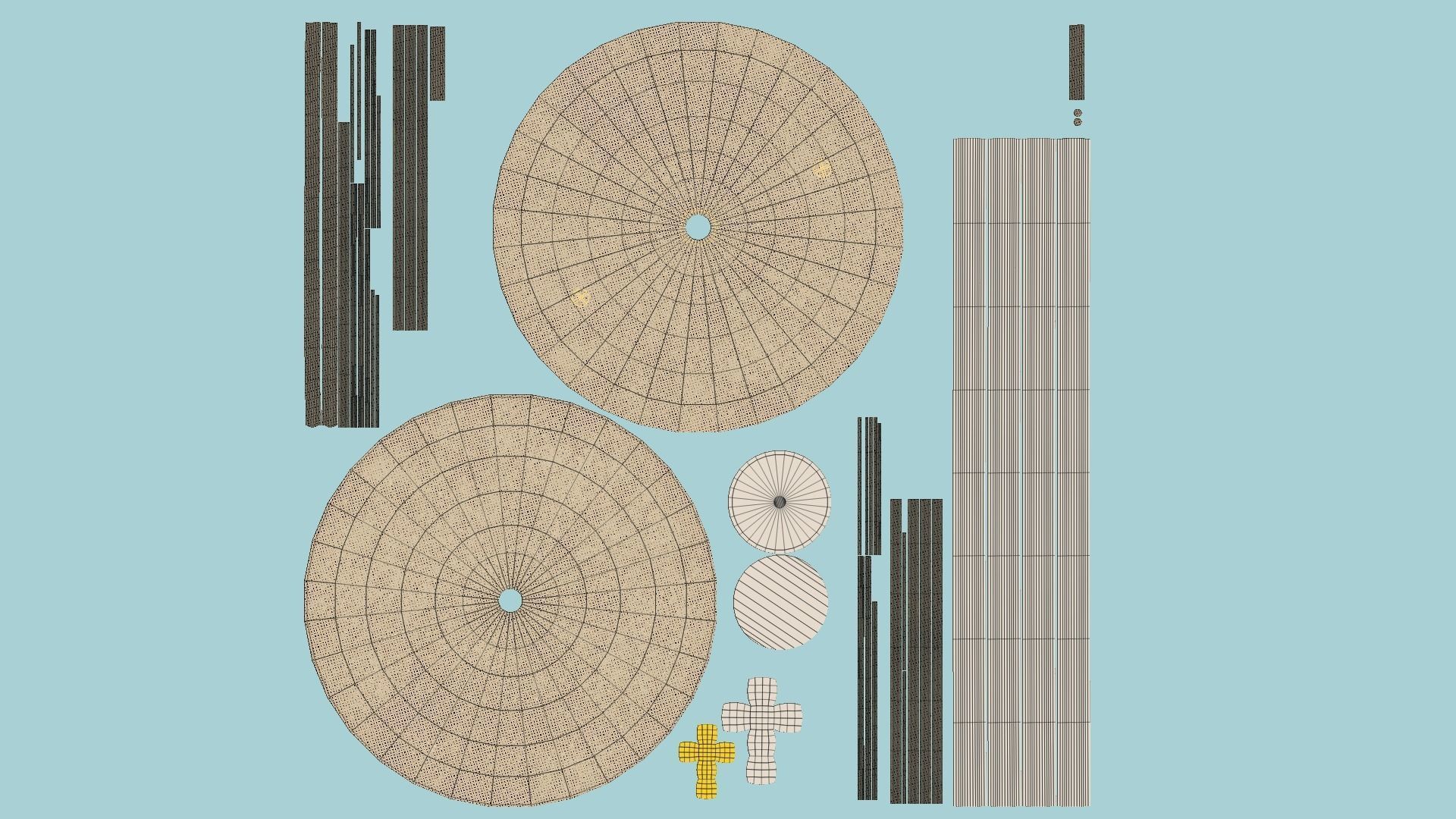 10 Asian Hats - Character Design Fashion 3D Model Collection_66