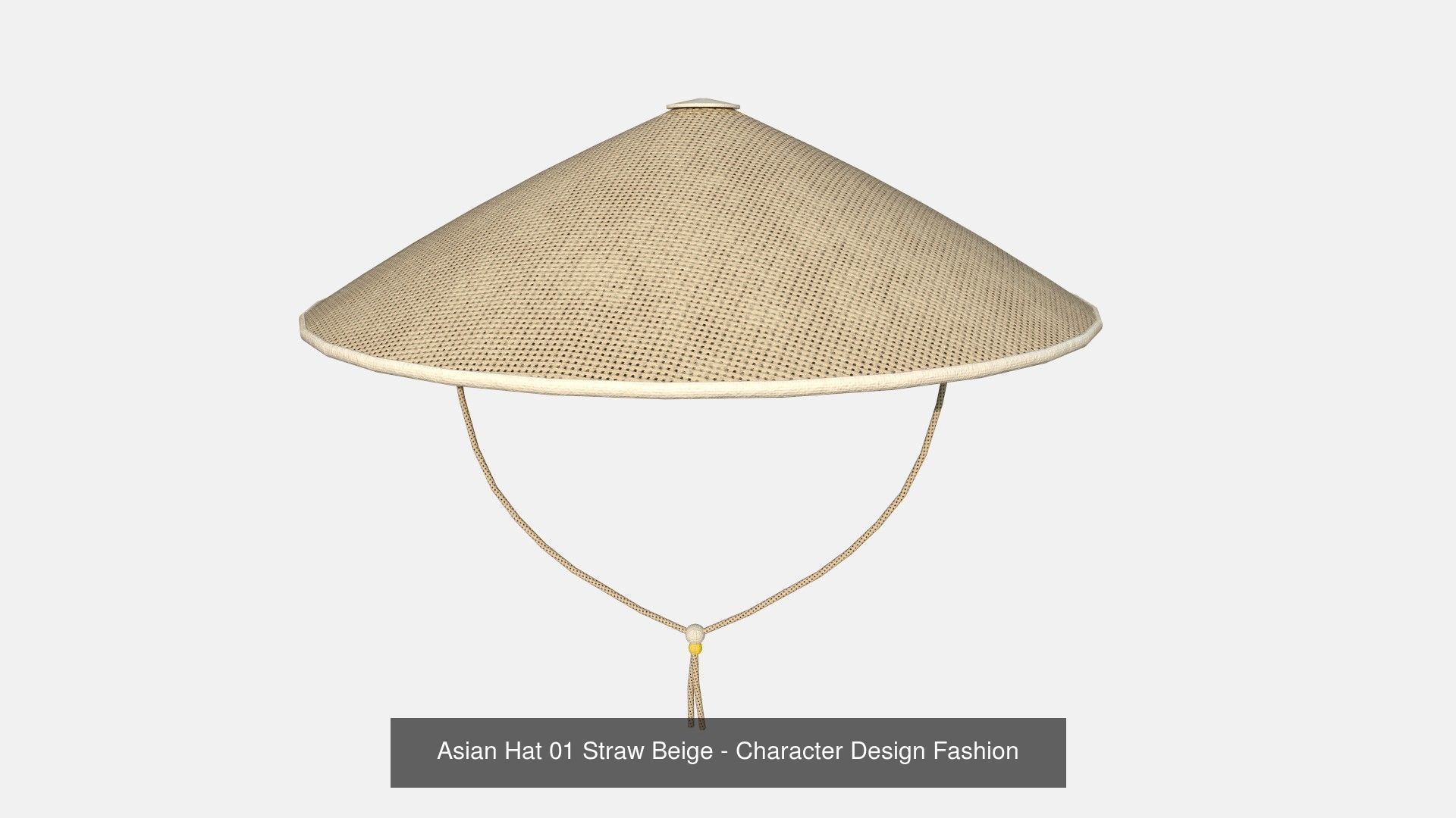 10 Asian Hats - Character Design Fashion 3D Model Collection_1