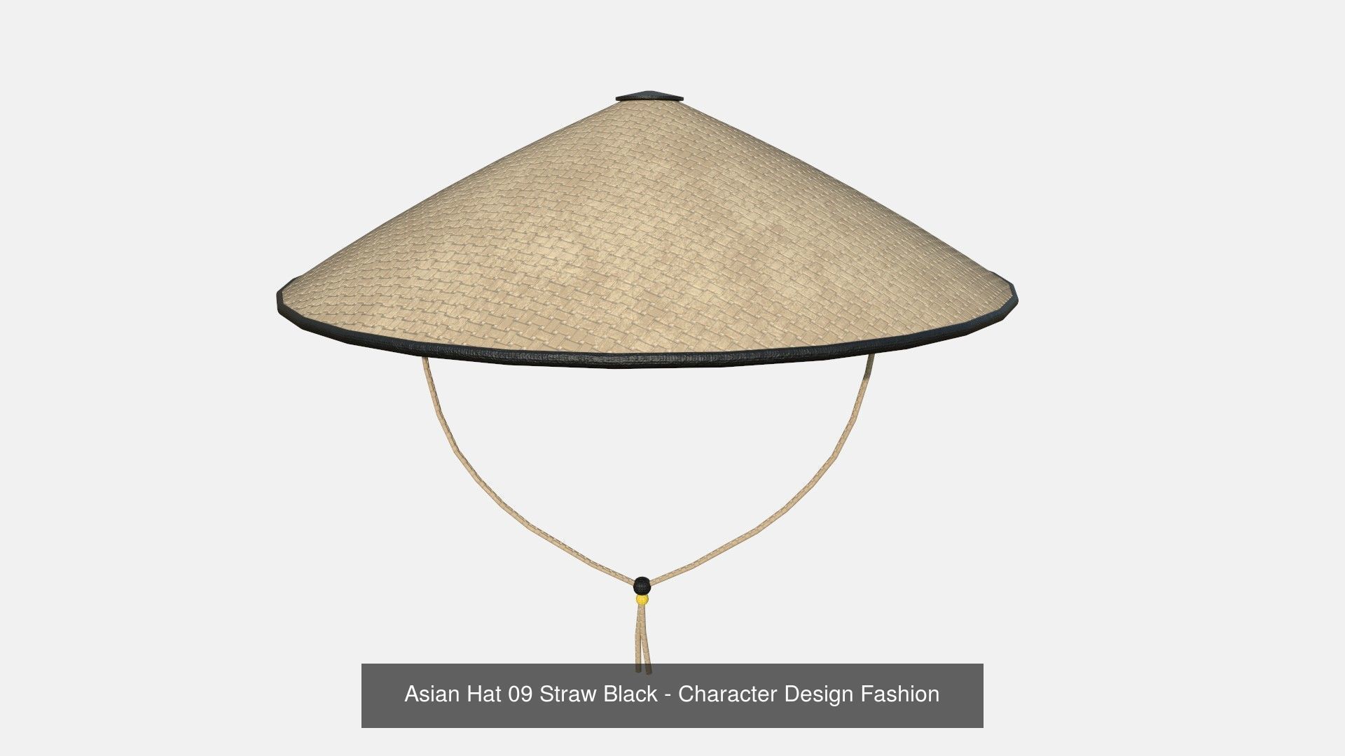 10 Asian Hats - Character Design Fashion 3D Model Collection_9