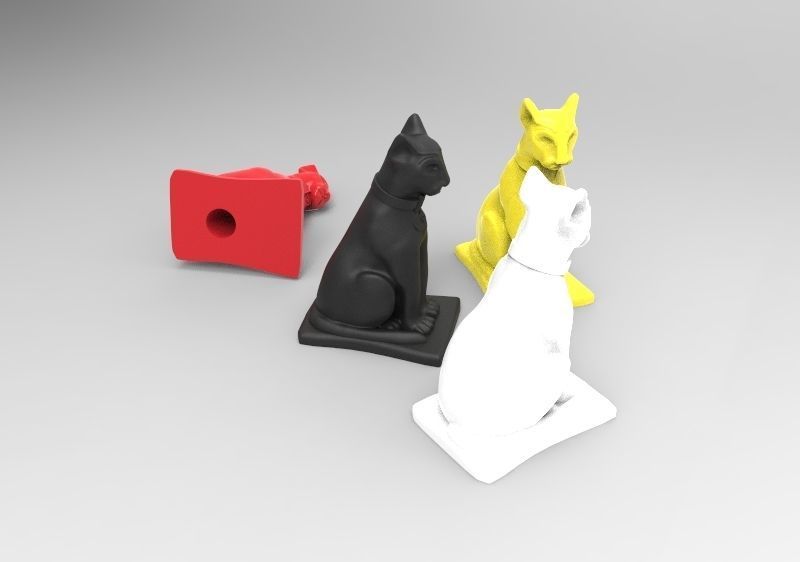 escultura egipcia 3D print model_3