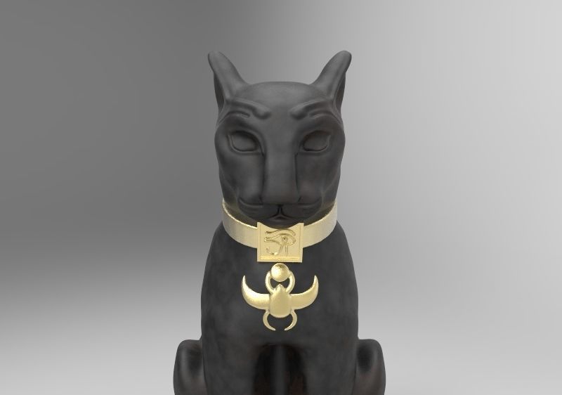 escultura egipcia 3D print model_1