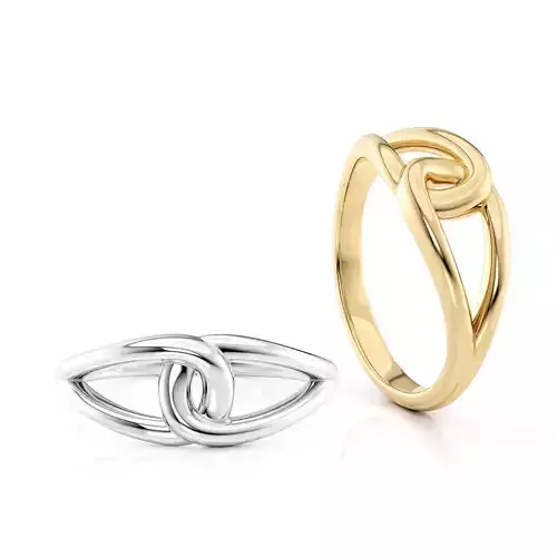 Fashion weaving ring  R 0318 printable model 3D print model