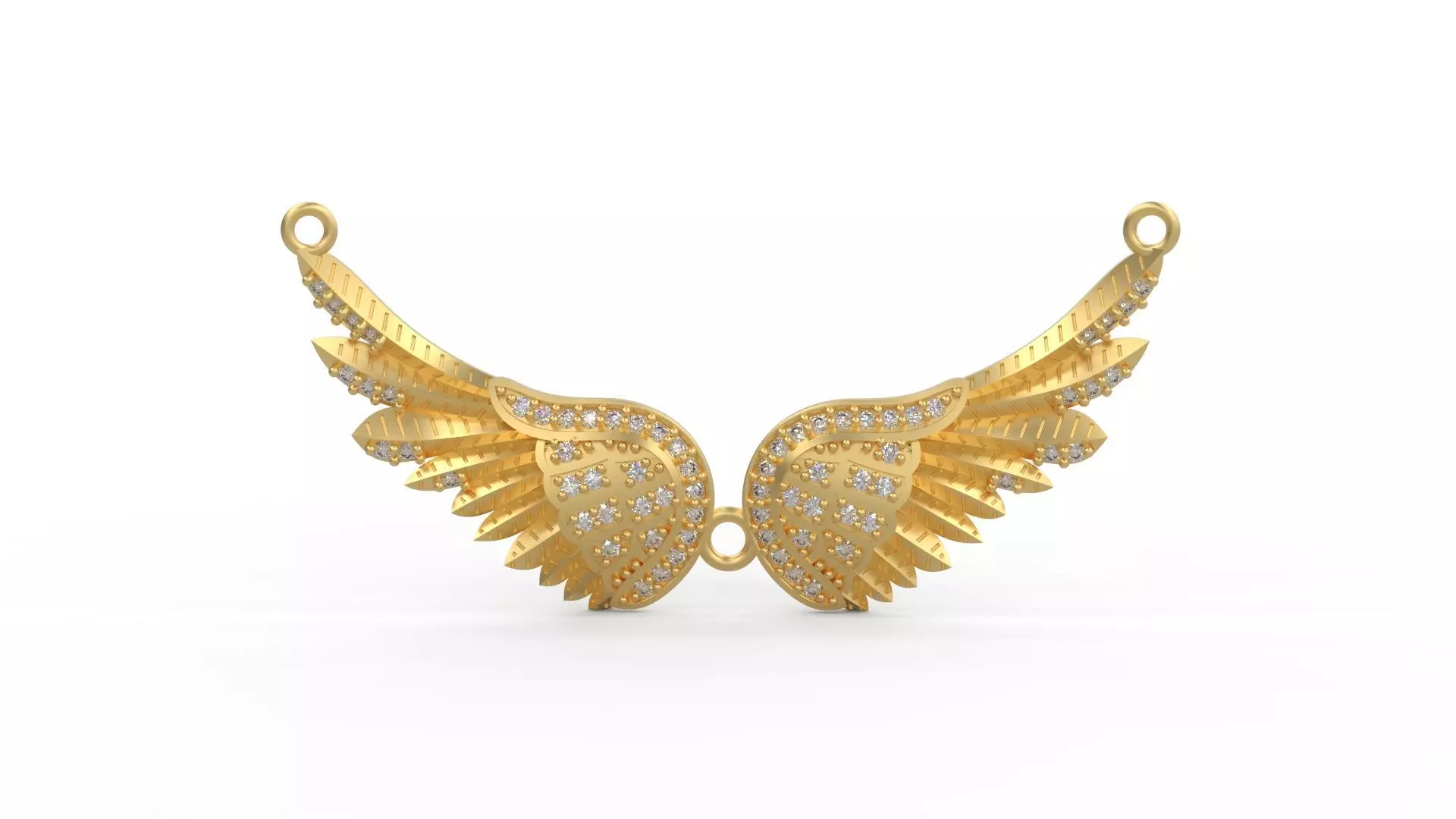 Wings Pendant 3D print model