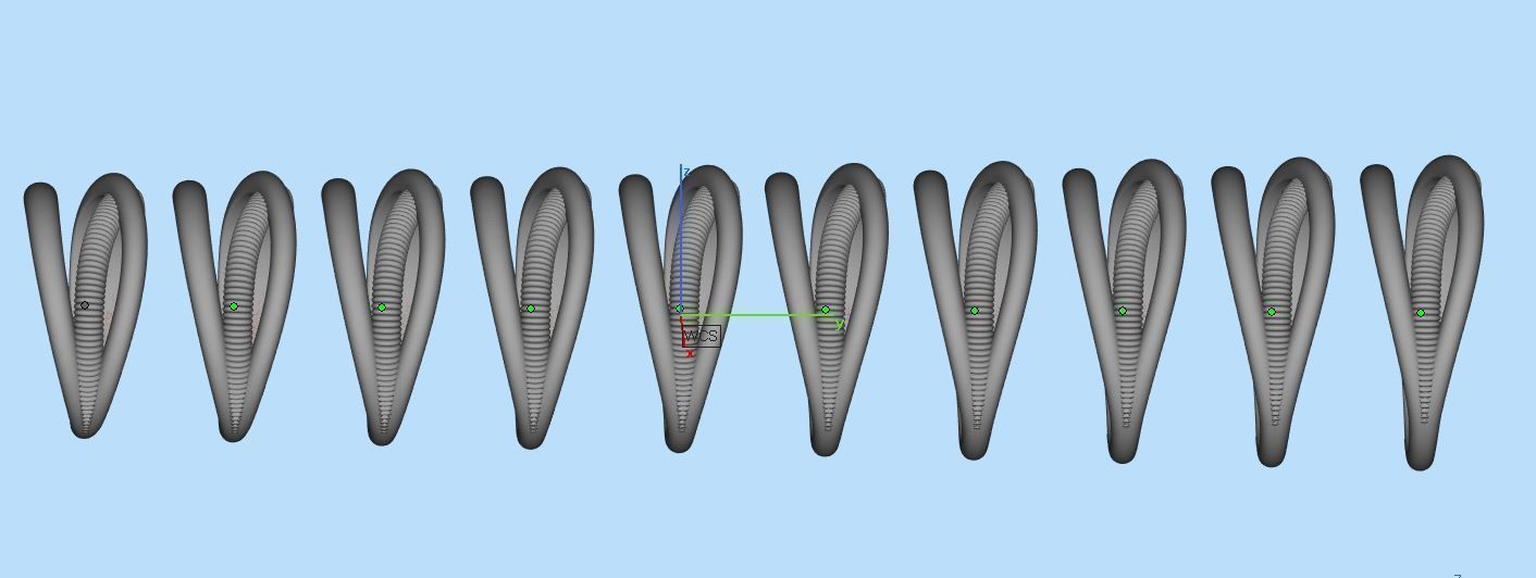 Fashion weaving 3 row ring R 0319 printable model 3D print model_18