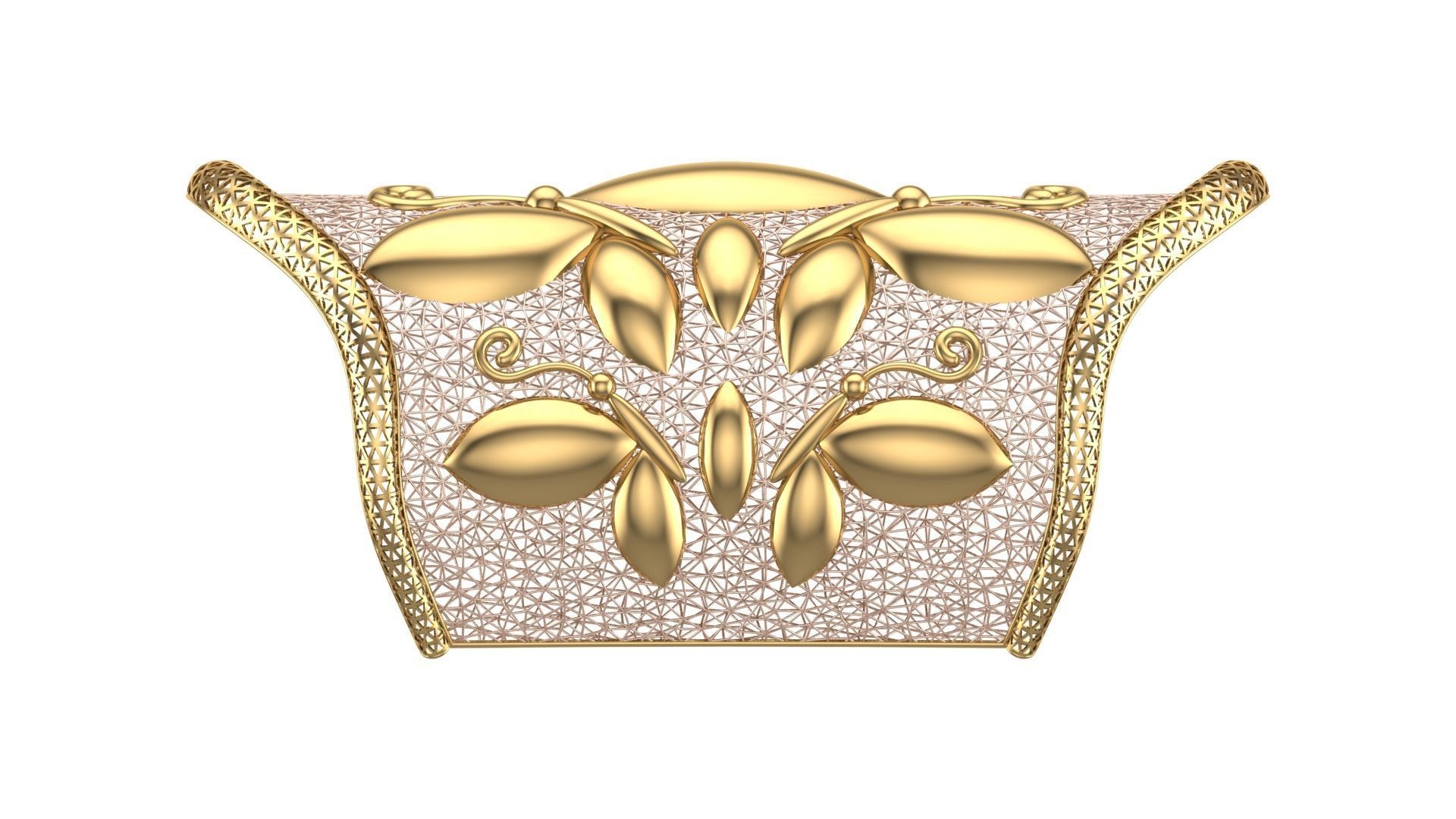 FUSION TULLE BRACELET-BK06- 3D print model_6