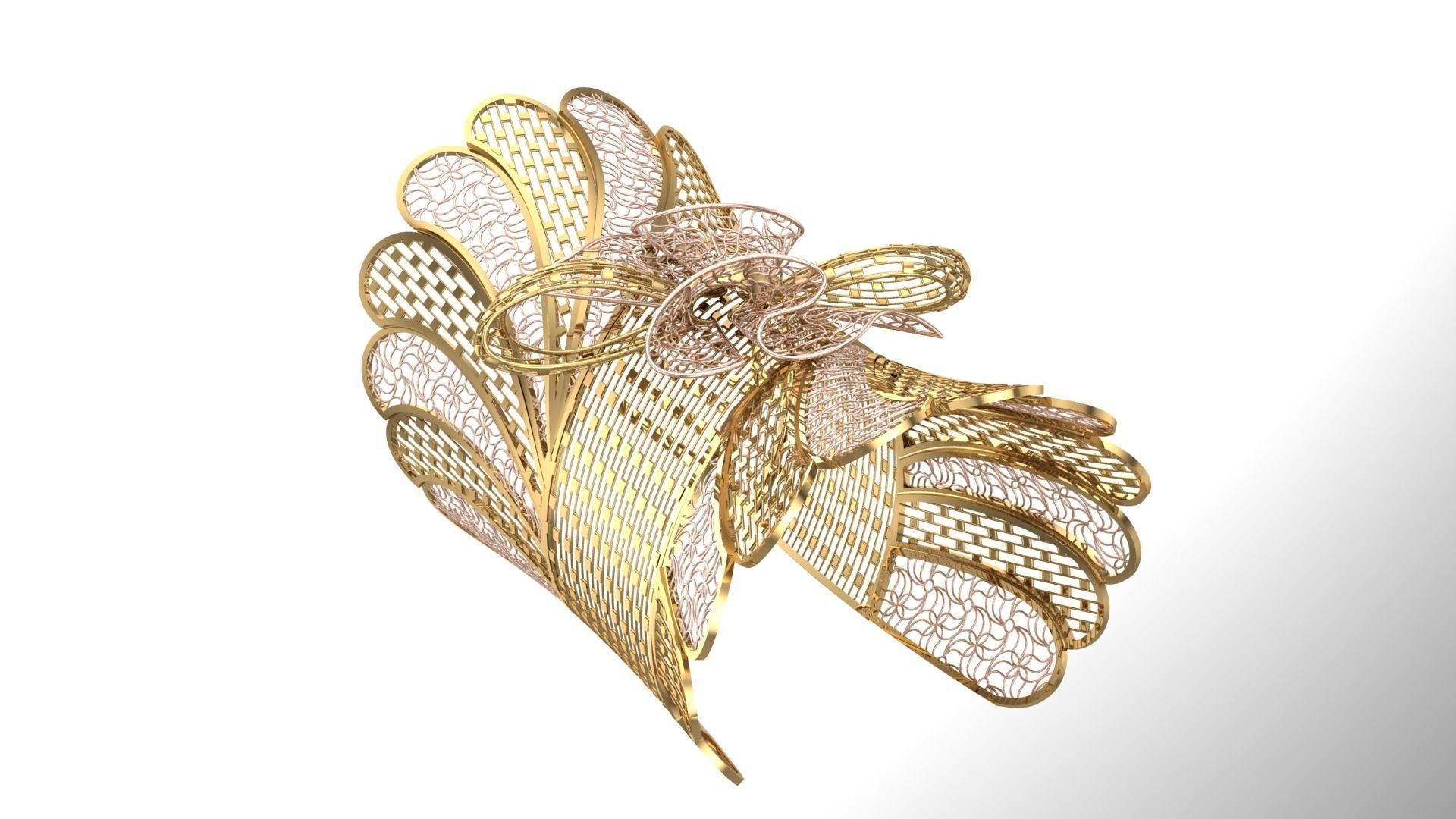 FUSION TULLE BRACELET-BK07- 3D print model_4