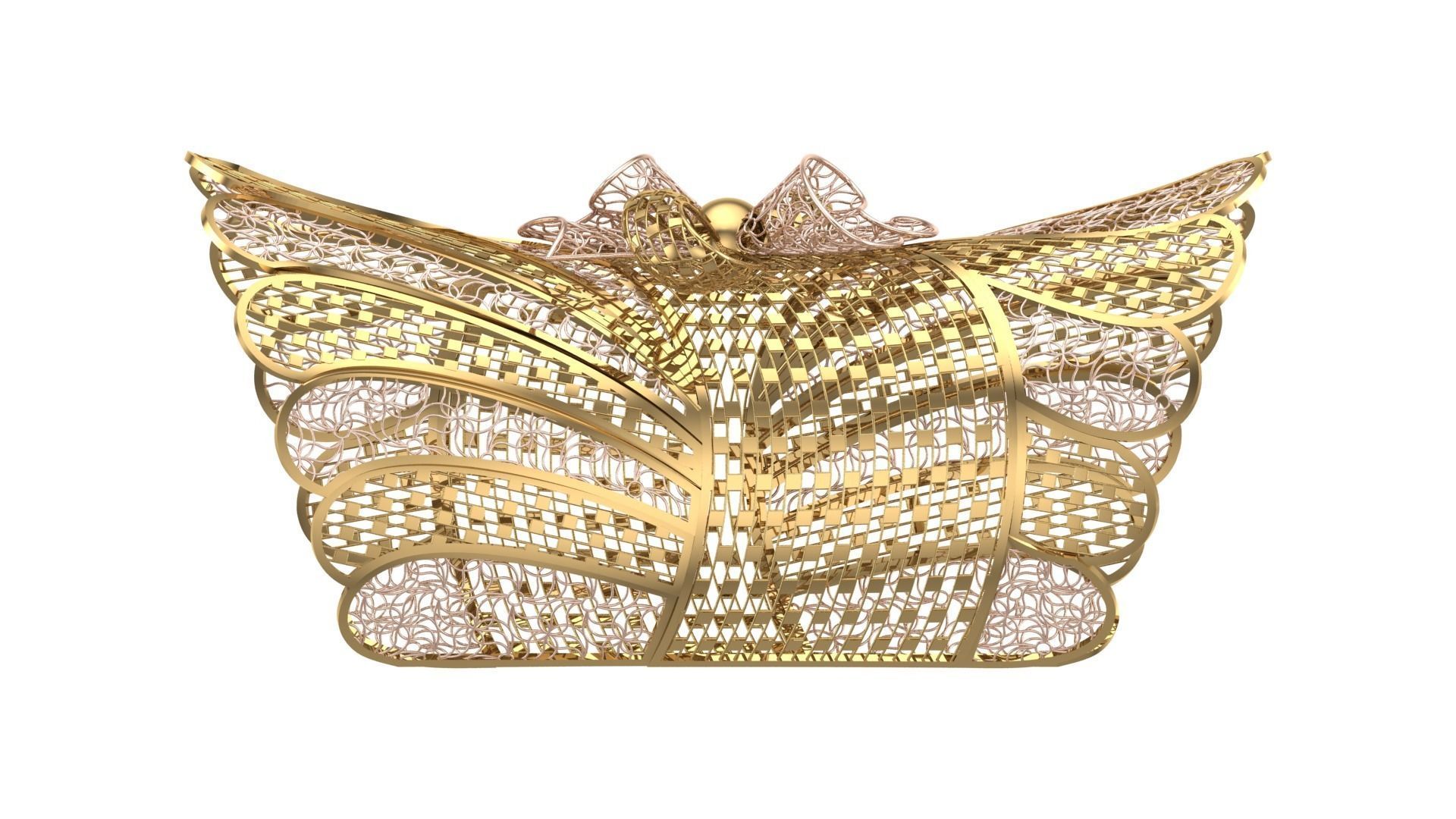 FUSION TULLE BRACELET-BK07- 3D print model_6