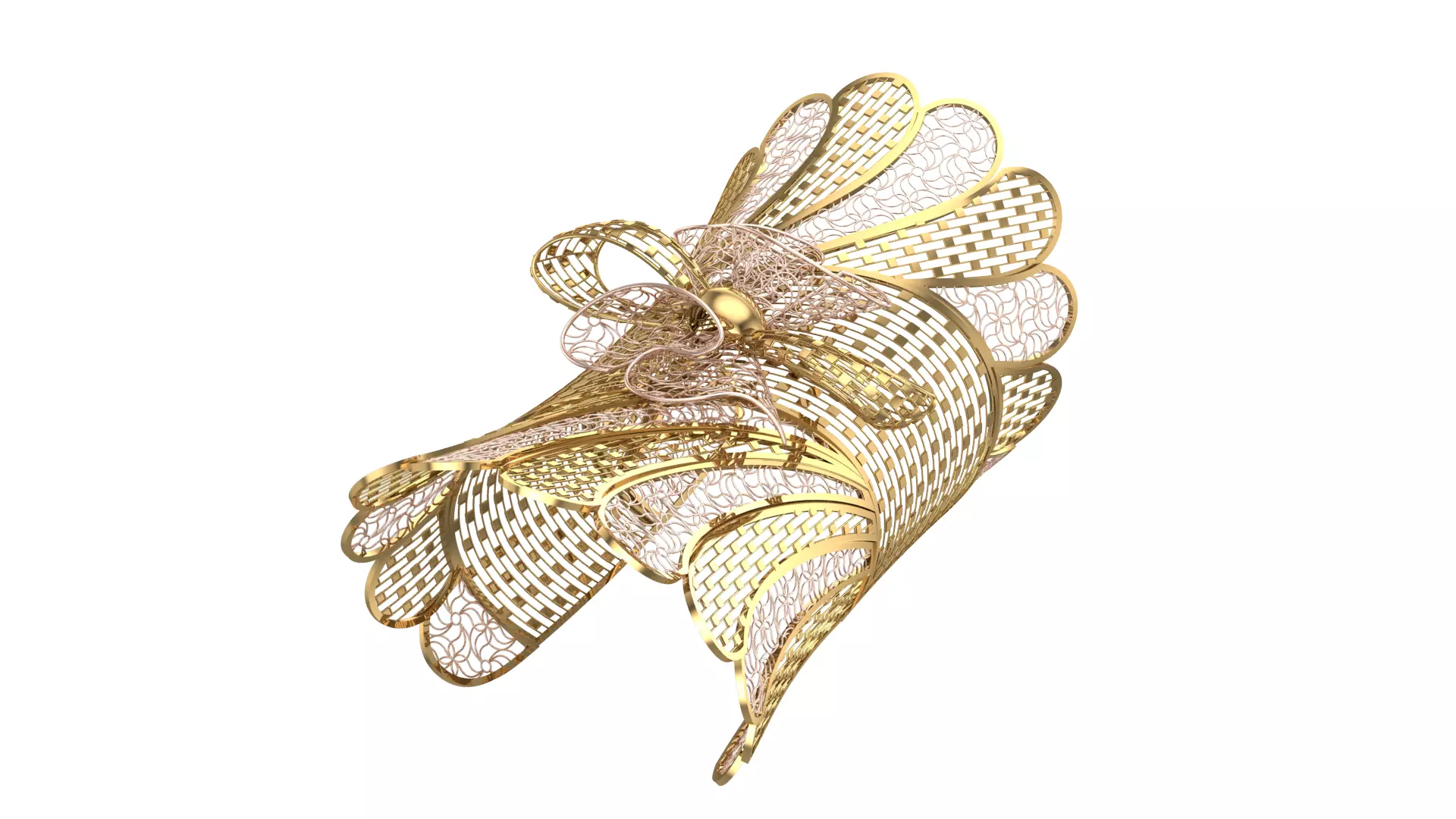 FUSION TULLE BRACELET-BK07- 3D print model_0