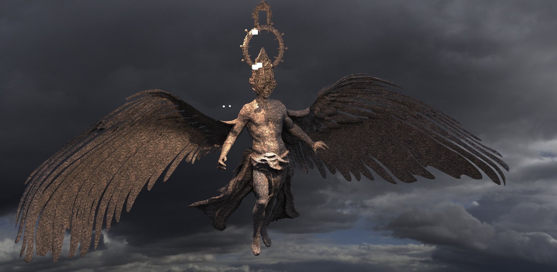 Devine Angel Kingdom Holly Wings 3D model_1
