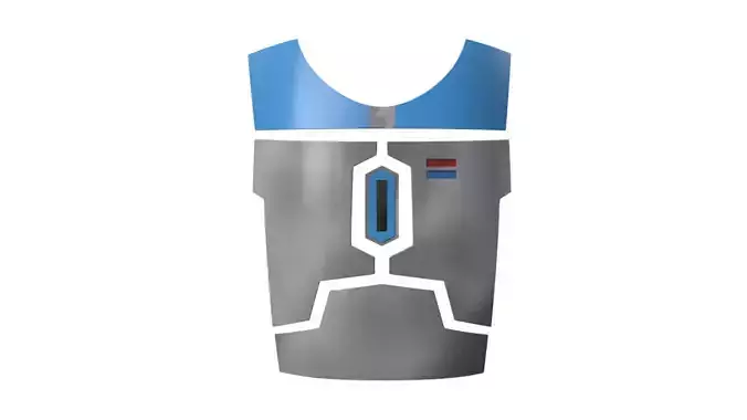 Star Wars TCW S2 - Pre Vizsla and Deathwatch Chest Armor 3D print model