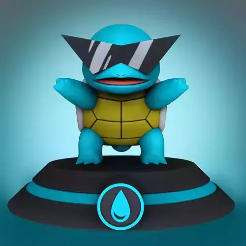 Squirtle - Pokemon  3D print model