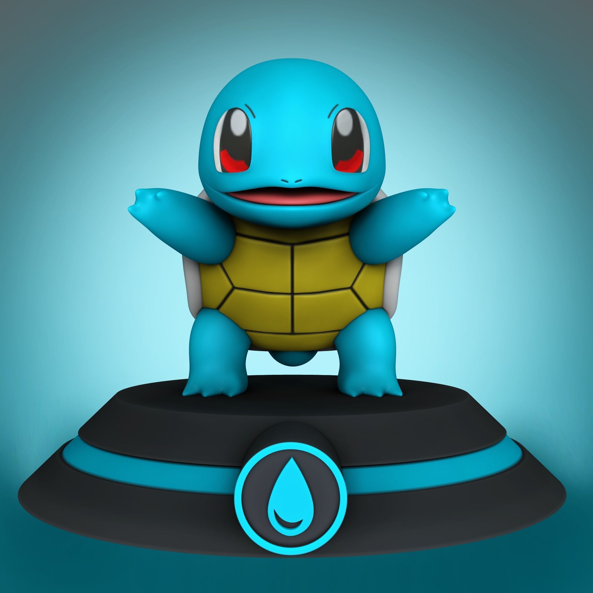 Squirtle - Pokemon  3D print model_1