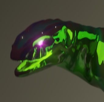 Indominus Rex or Indo Raptor model Xenomorph Low-poly 3D model_4