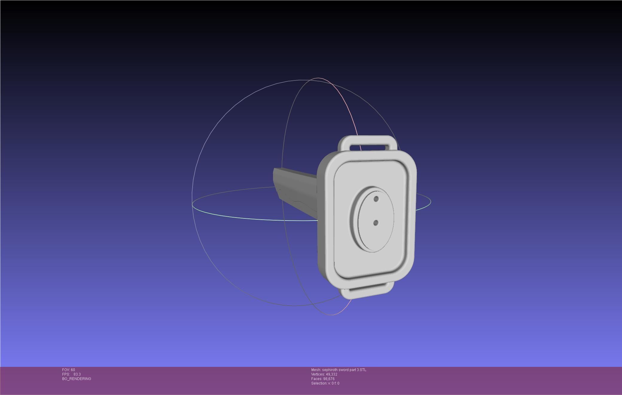 Final Fantasy VII Sephiroth Masamune Sword Printable Assembly 3D print model_51