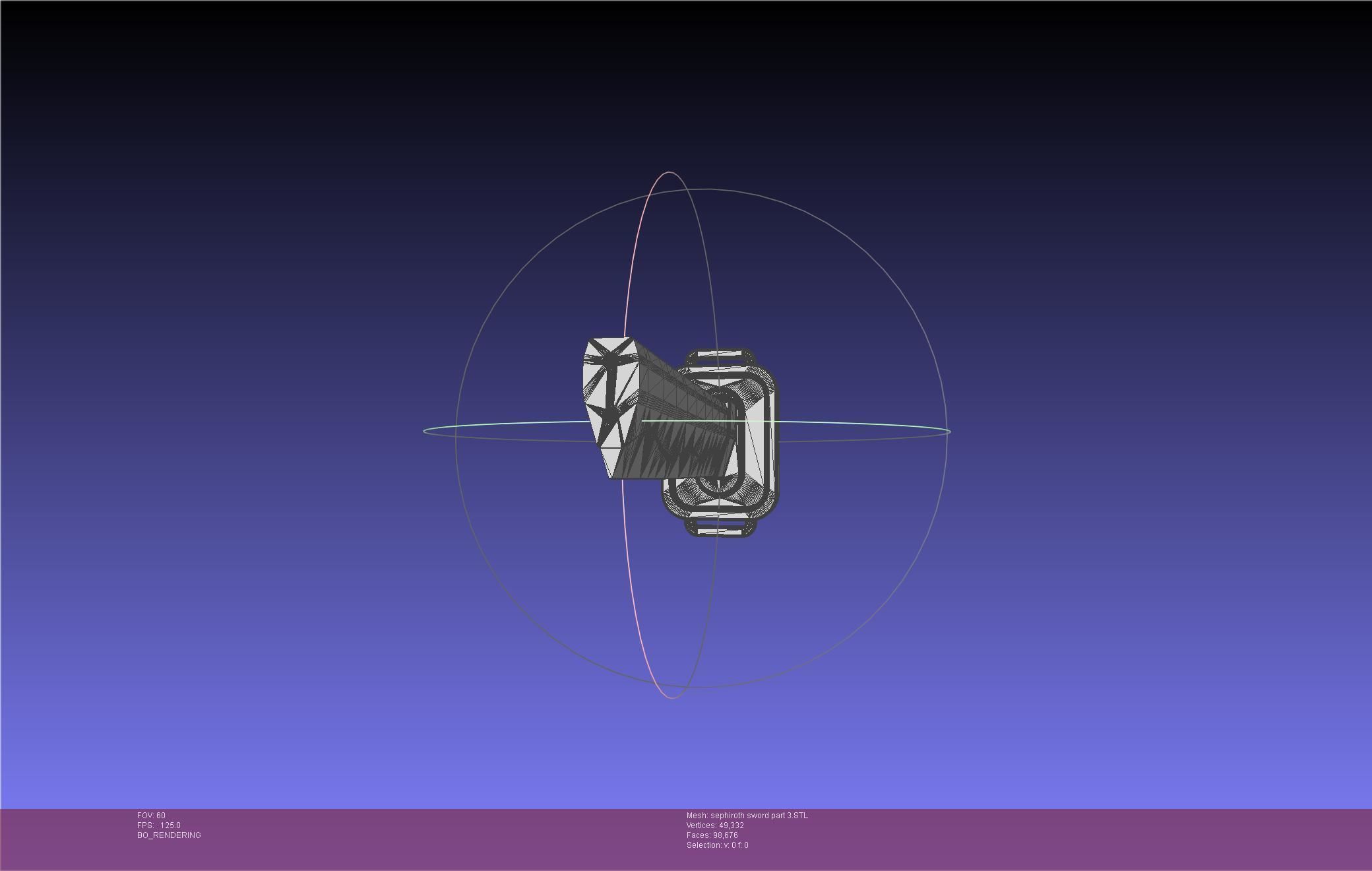 Final Fantasy VII Sephiroth Masamune Sword Printable Assembly 3D print model_54