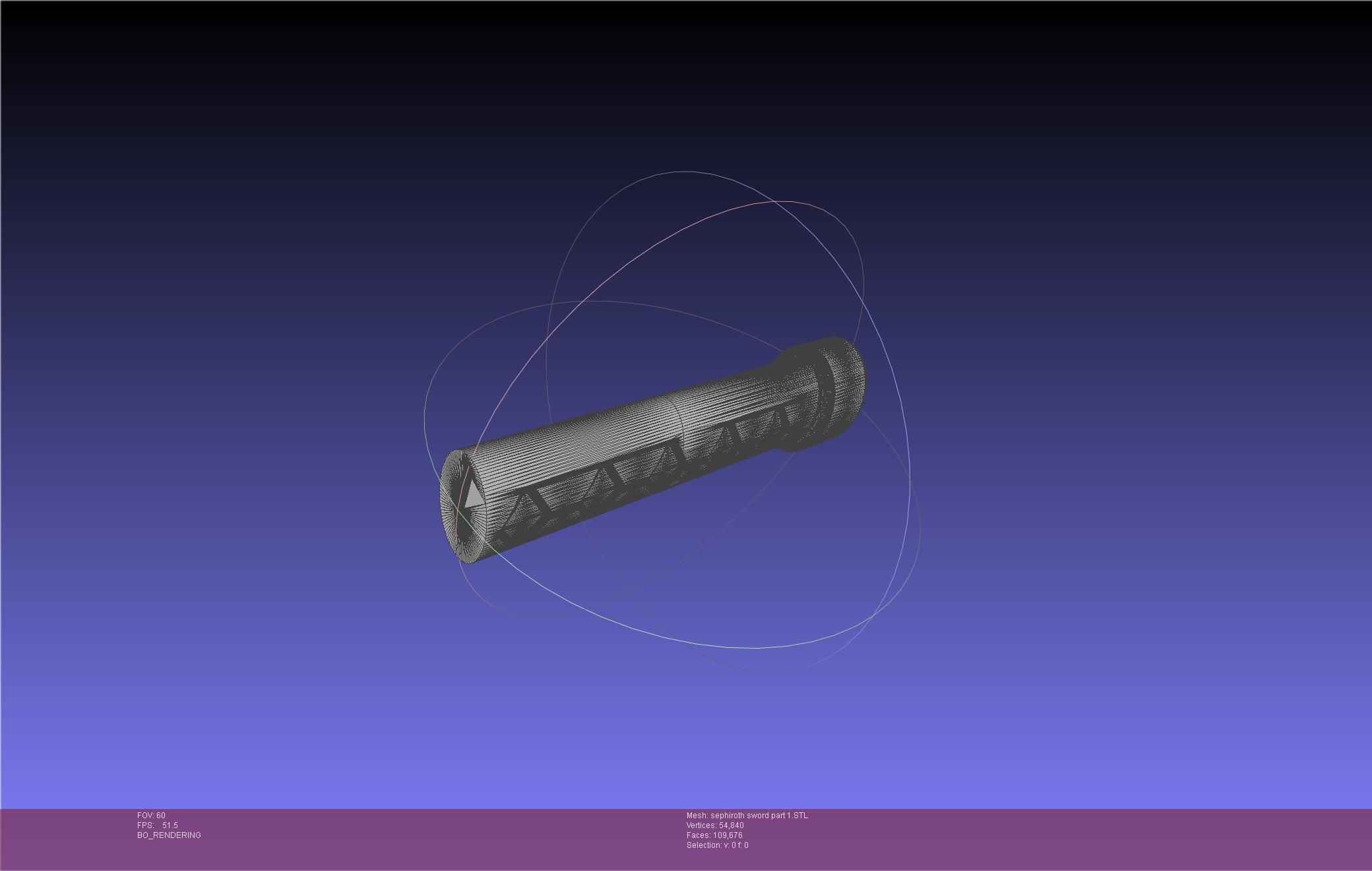 Final Fantasy VII Sephiroth Masamune Sword Printable Assembly 3D print model_42