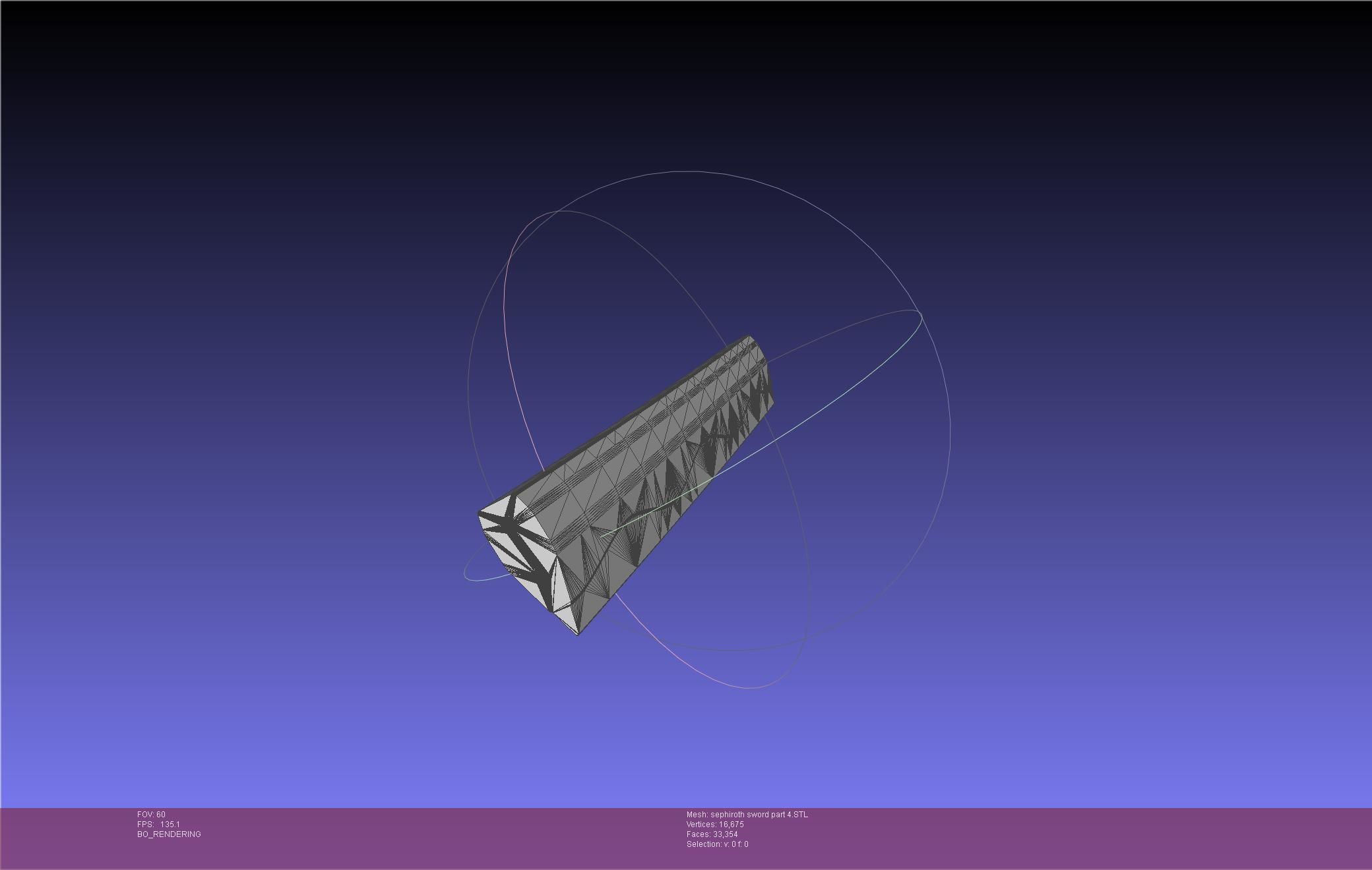 Final Fantasy VII Sephiroth Masamune Sword Printable Assembly 3D print model_66