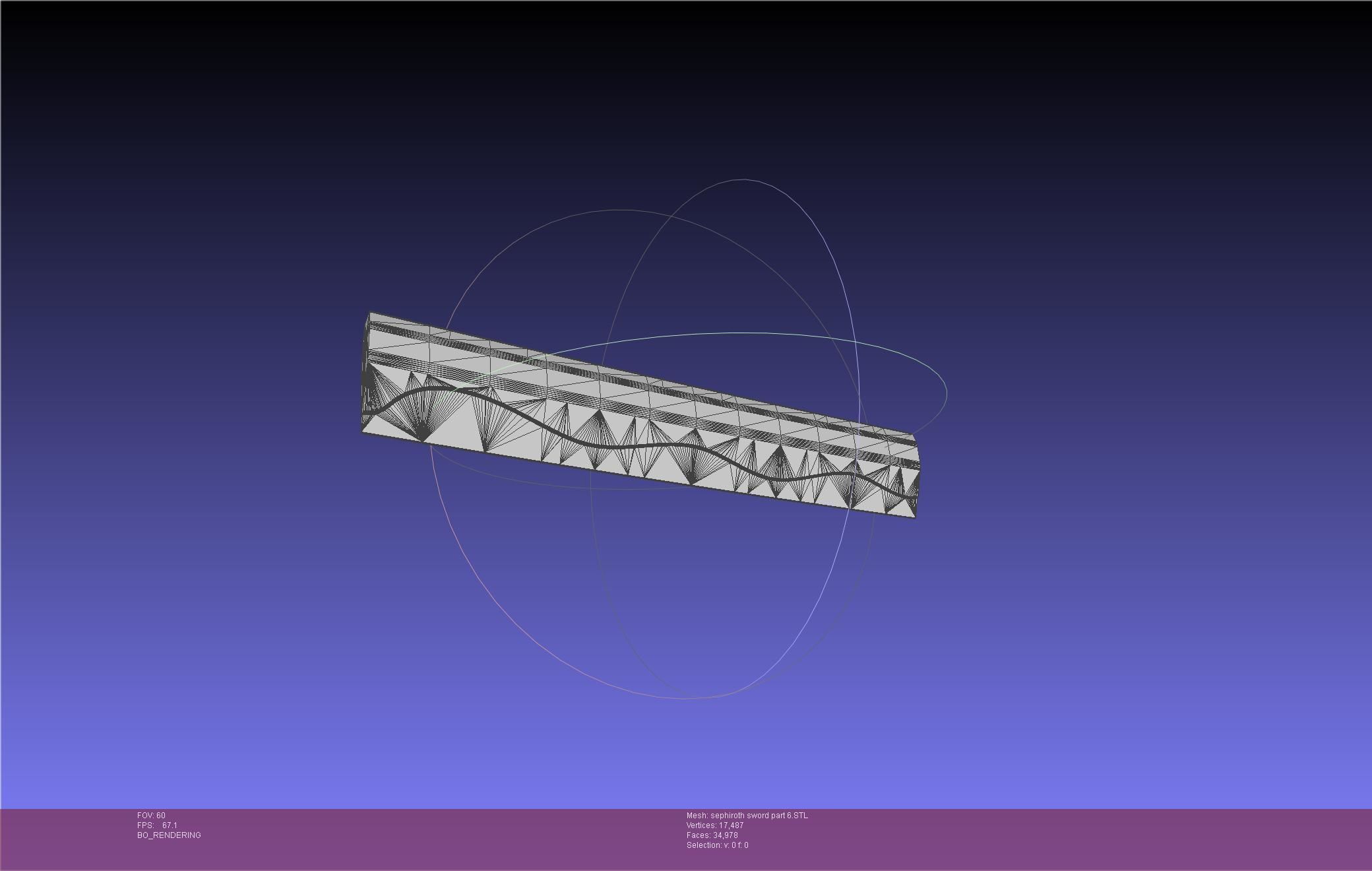 Final Fantasy VII Sephiroth Masamune Sword Printable Assembly 3D print model_77