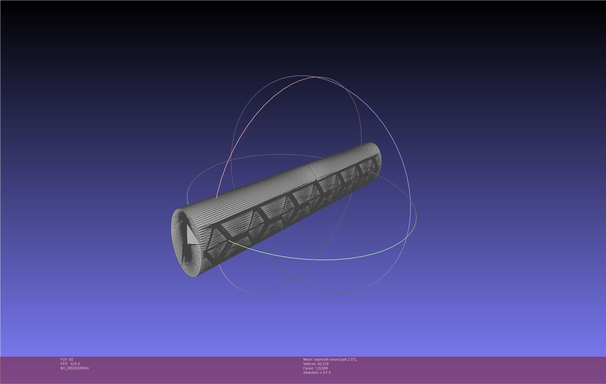 Final Fantasy VII Sephiroth Masamune Sword Printable Assembly 3D print model_48