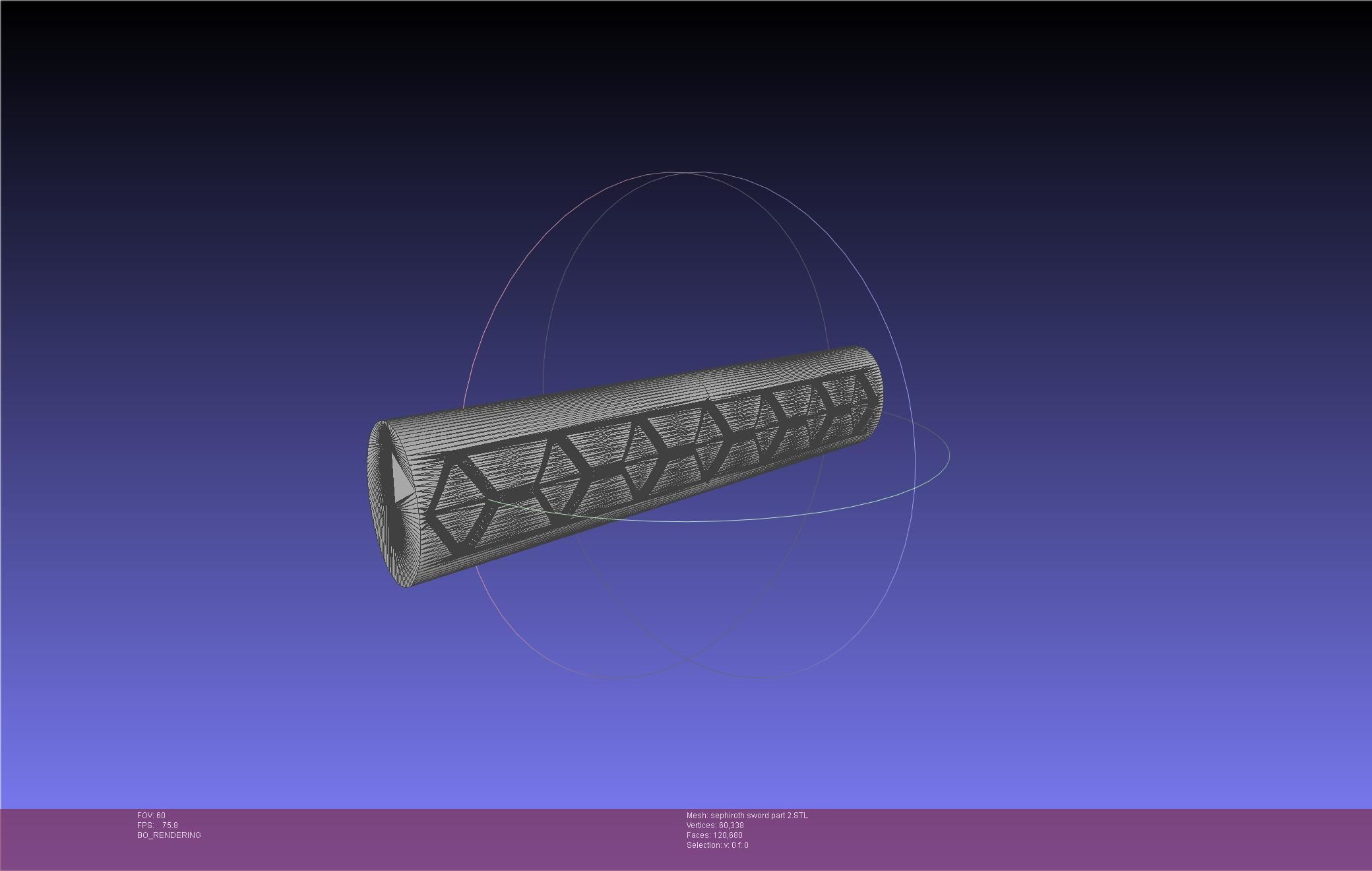 Final Fantasy VII Sephiroth Masamune Sword Printable Assembly 3D print model_47