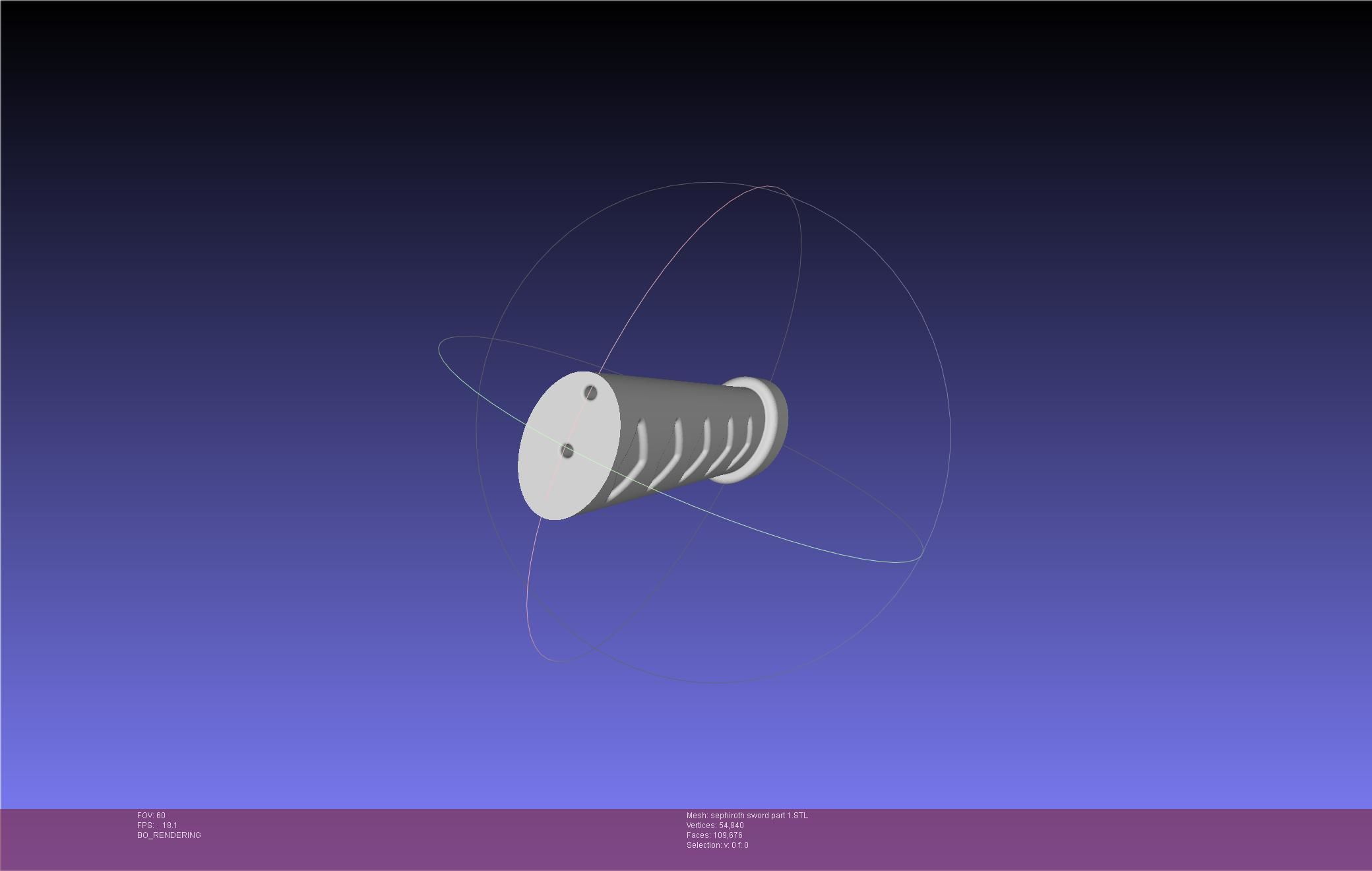 Final Fantasy VII Sephiroth Masamune Sword Printable Assembly 3D print model_41