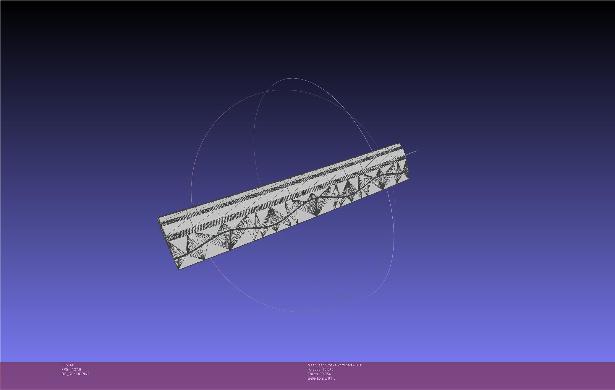 Final Fantasy VII Sephiroth Masamune Sword Printable Assembly 3D print model_65