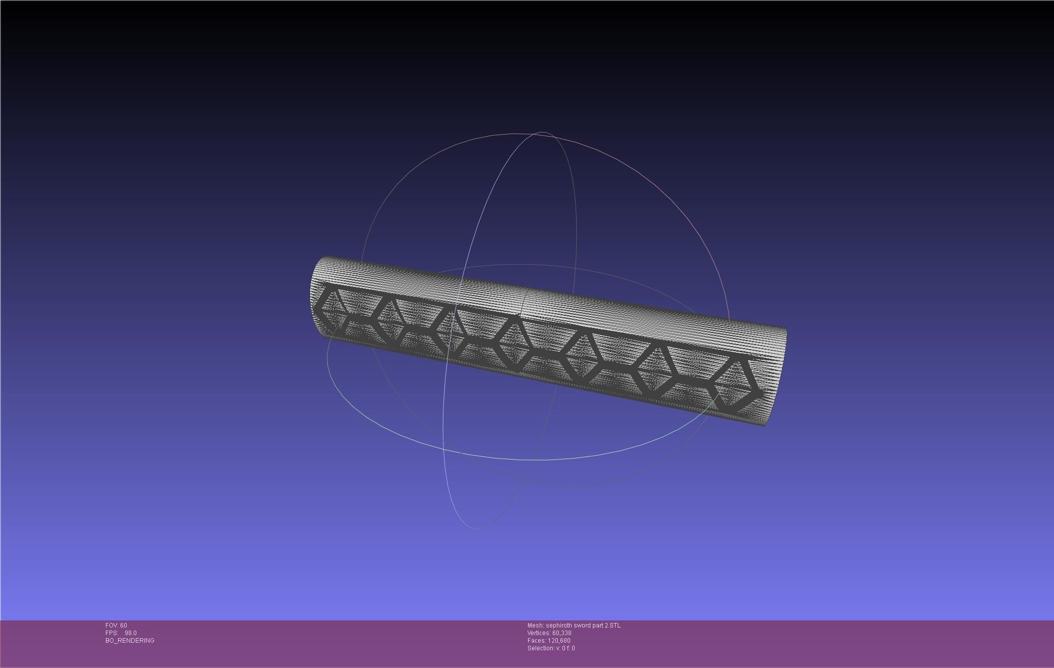 Final Fantasy VII Sephiroth Masamune Sword Printable Assembly 3D print model_49