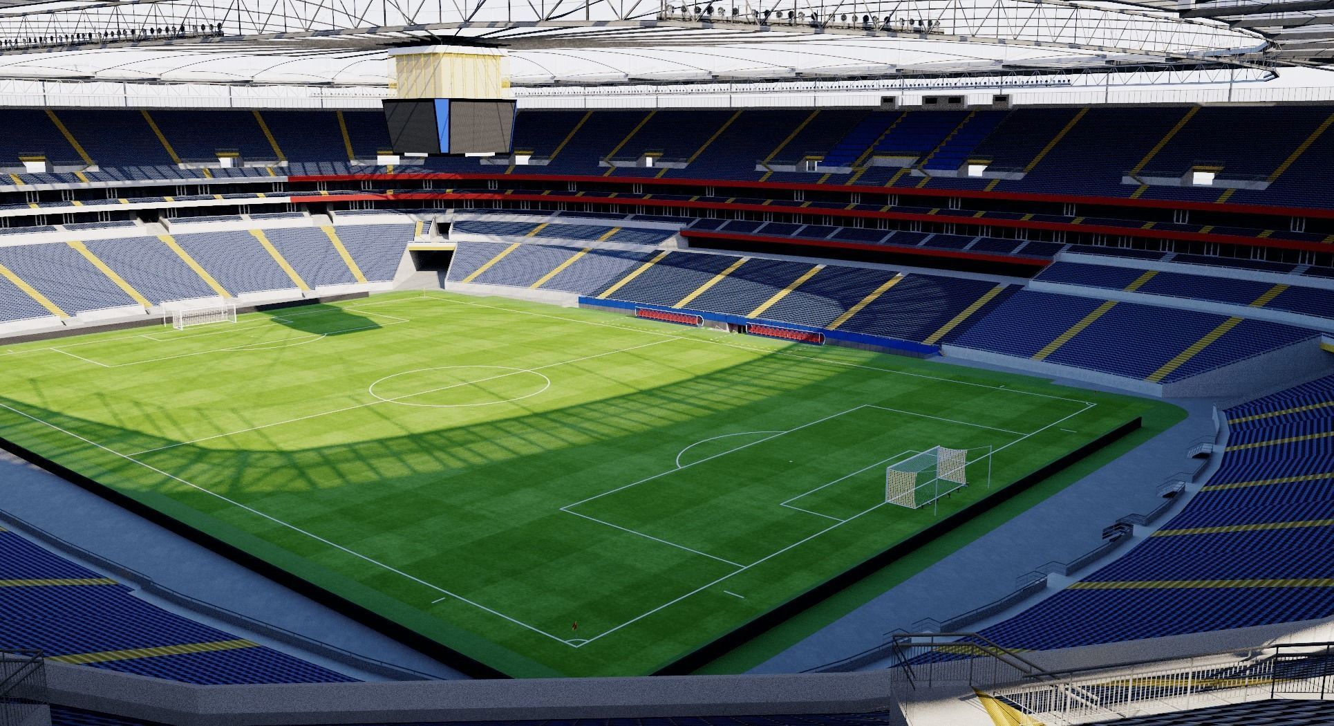 Deutsche Bank Park - Frankfurt - Germany 3D model 3D model_1