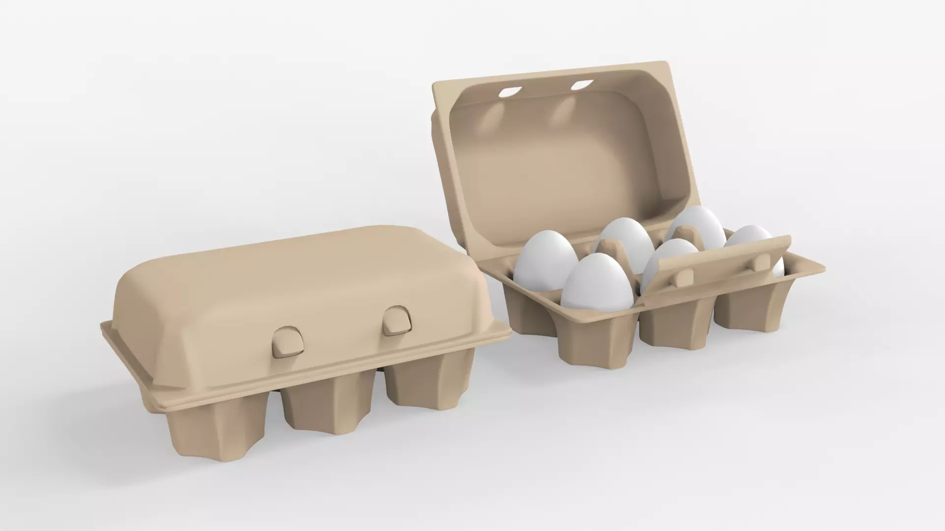 Eggs Box 3D model_0
