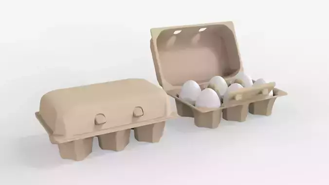 Eggs Box 3D model