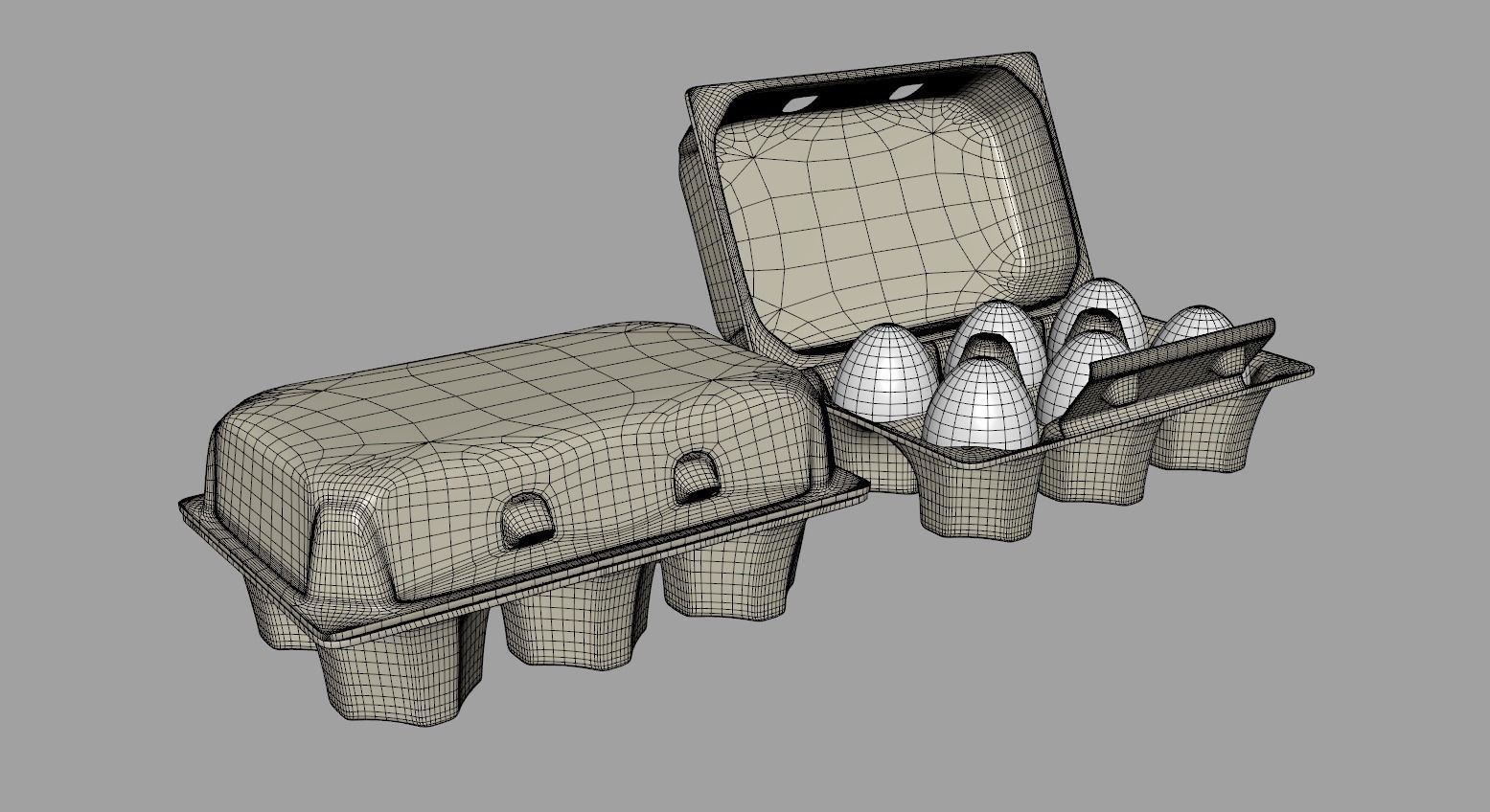 Eggs Box 3D model_11
