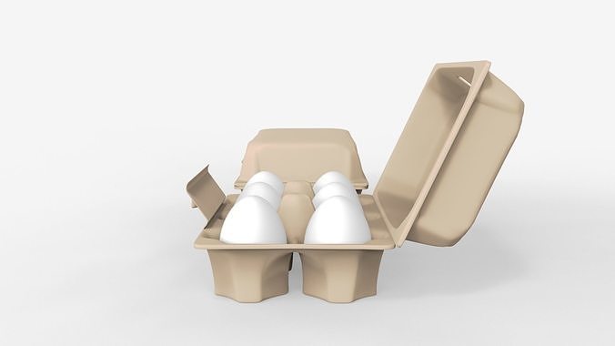 Eggs Box 3D model 7
