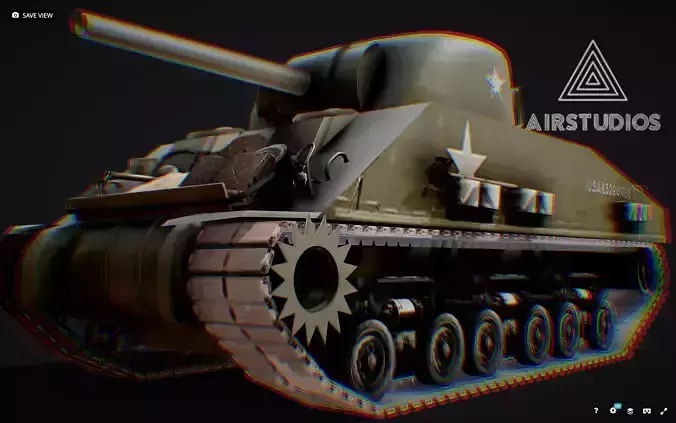 M4 Sherman Tank - World War 2 WWII