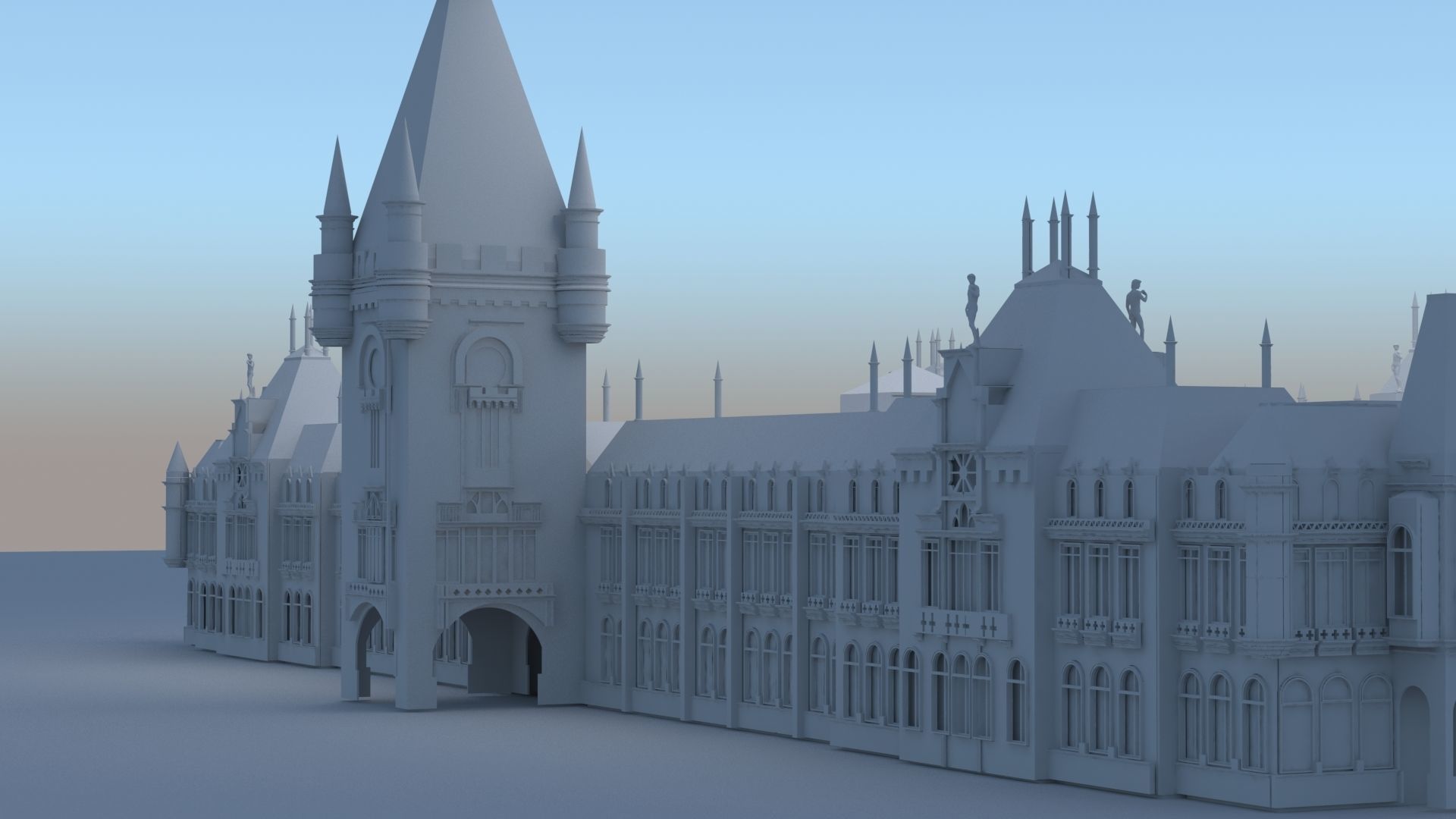 classic building 3D print model_10
