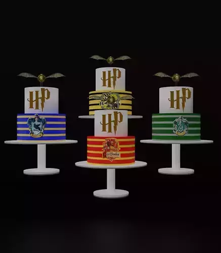 Hogwarts House Cakes