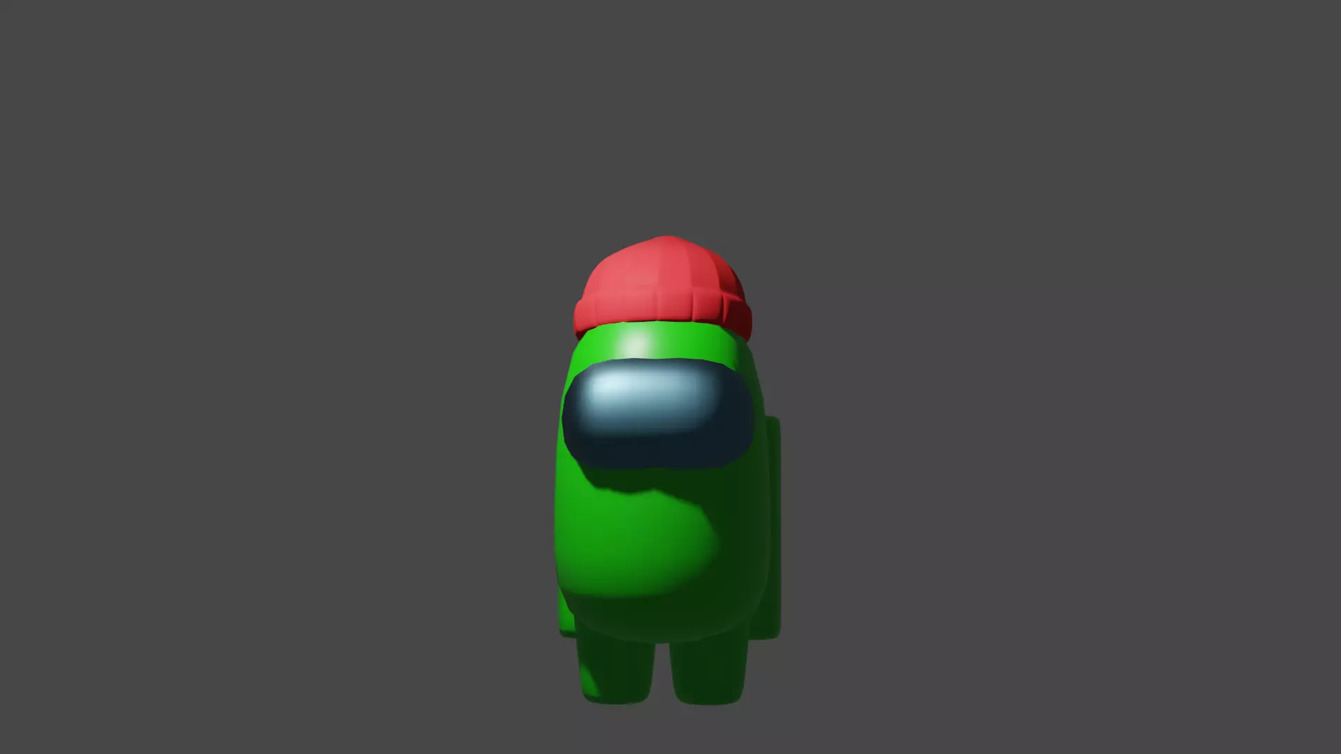 Among us character Low-poly 3D model
