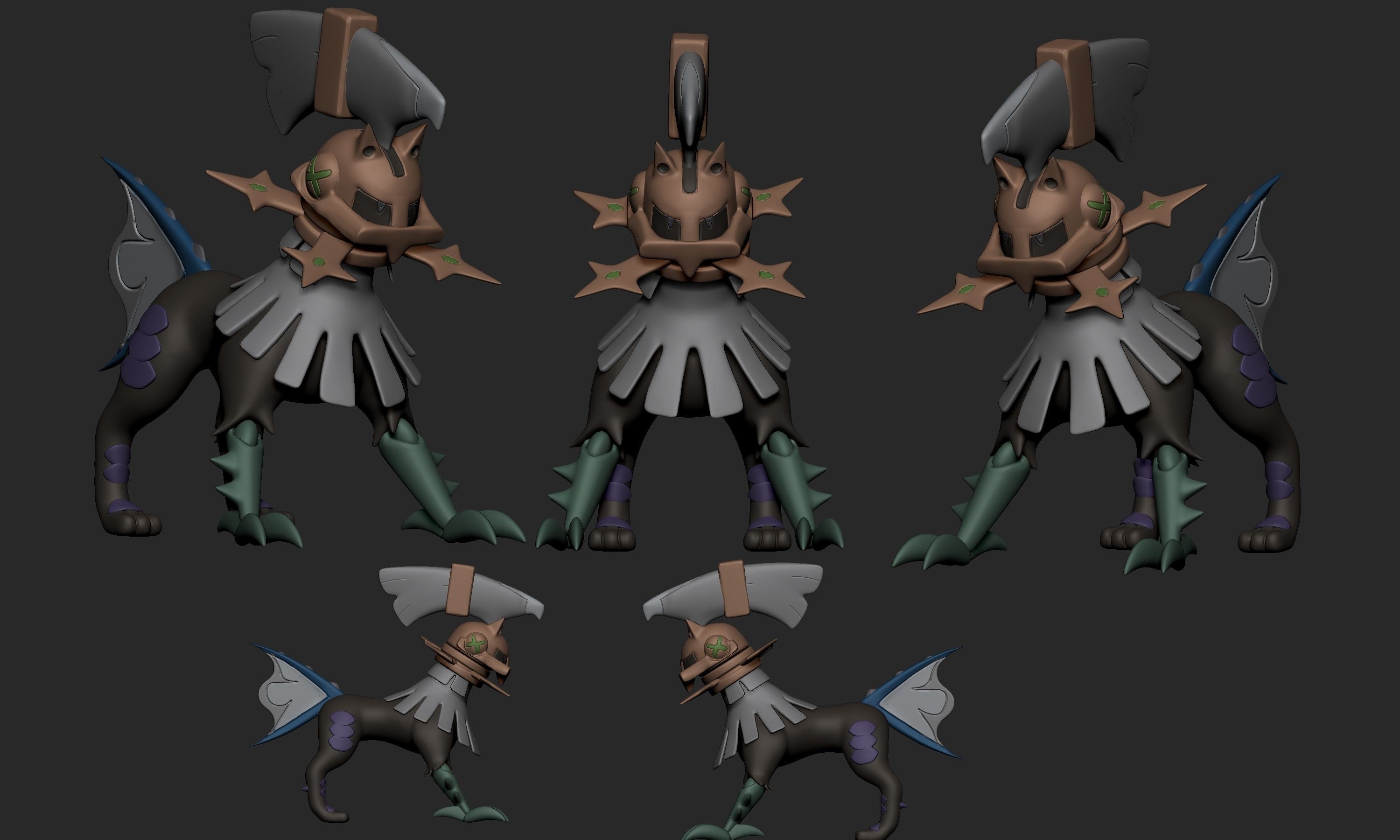 Pokemon - Type Null 3D print model_1