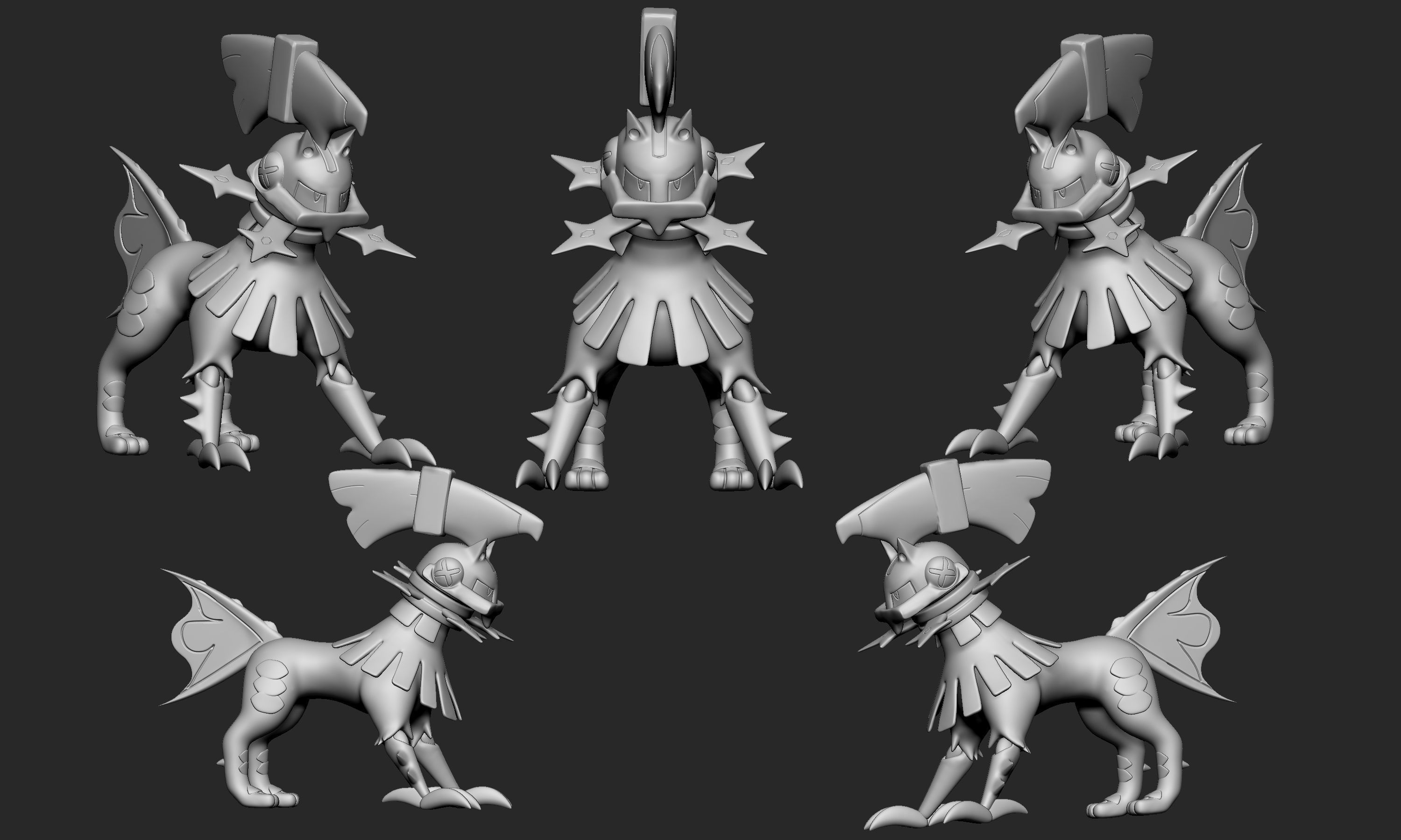 Pokemon - Type Null 3D print model_4